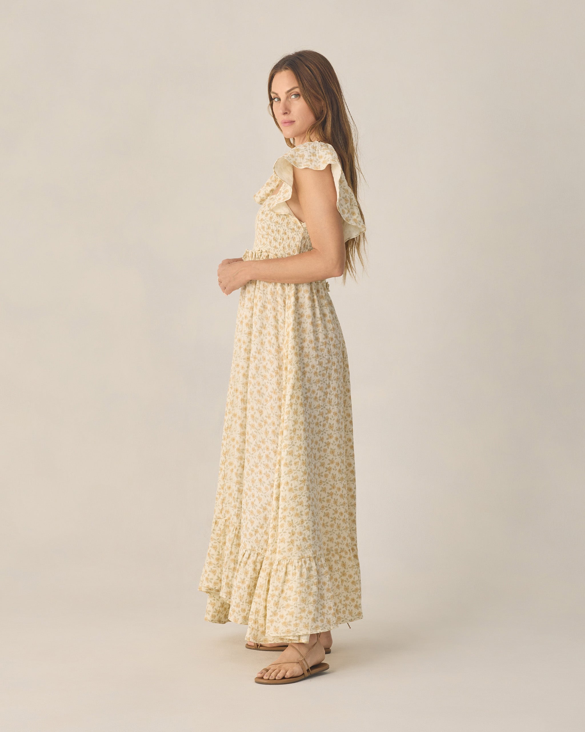 Women's Francesca Dress Yellow Floral - XS Women's Francesca Dress Yellow Floral - XS
