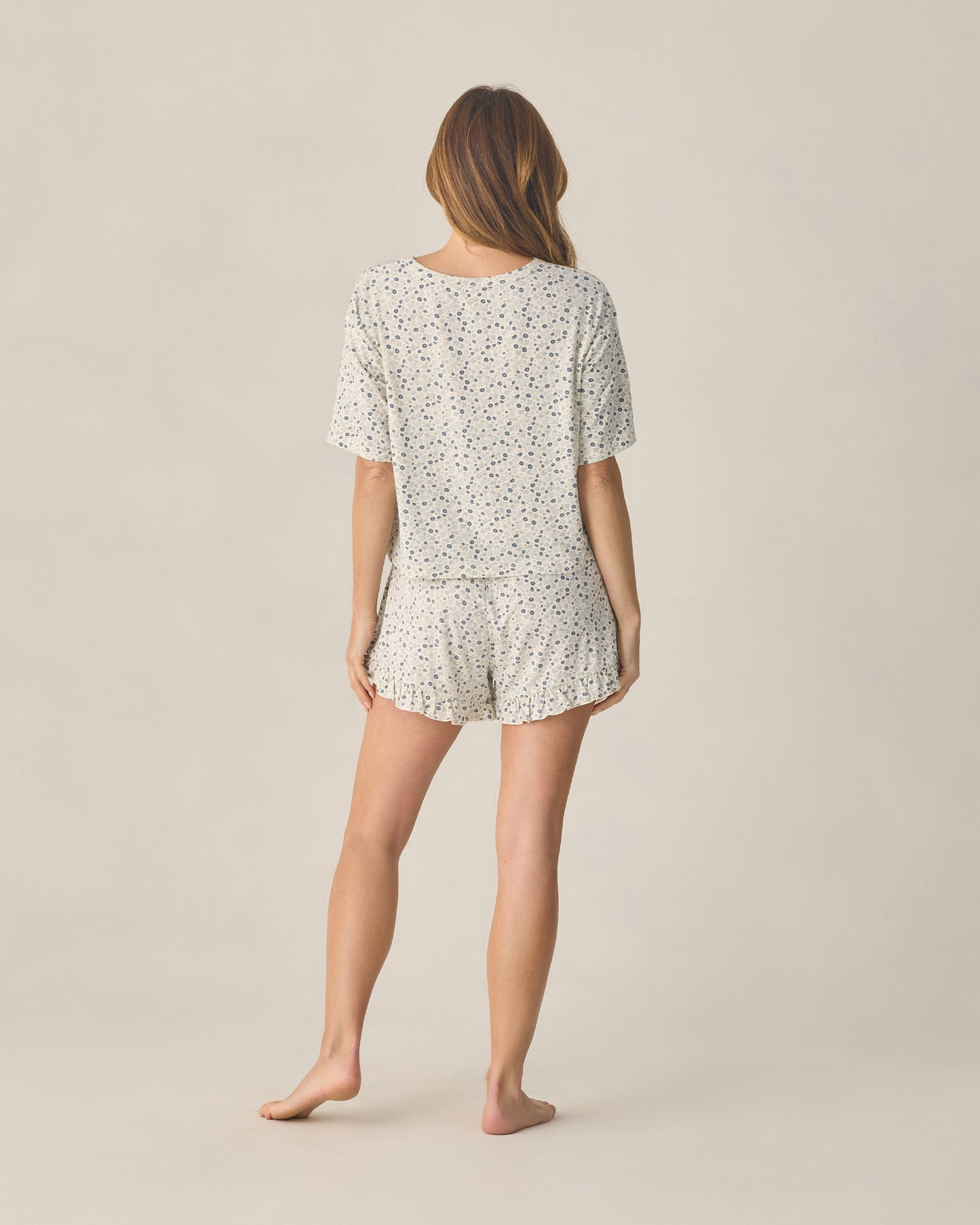 Women's Mosie Set Blue Ditsy