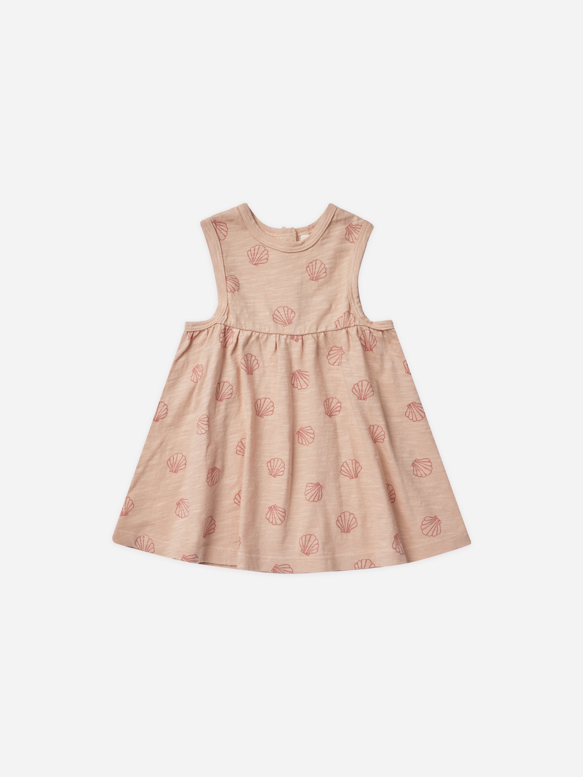 Layla Dress || Seashell - Rylee + Cru | Kids Clothes | Trendy Baby Clothes | Modern Infant Outfits |