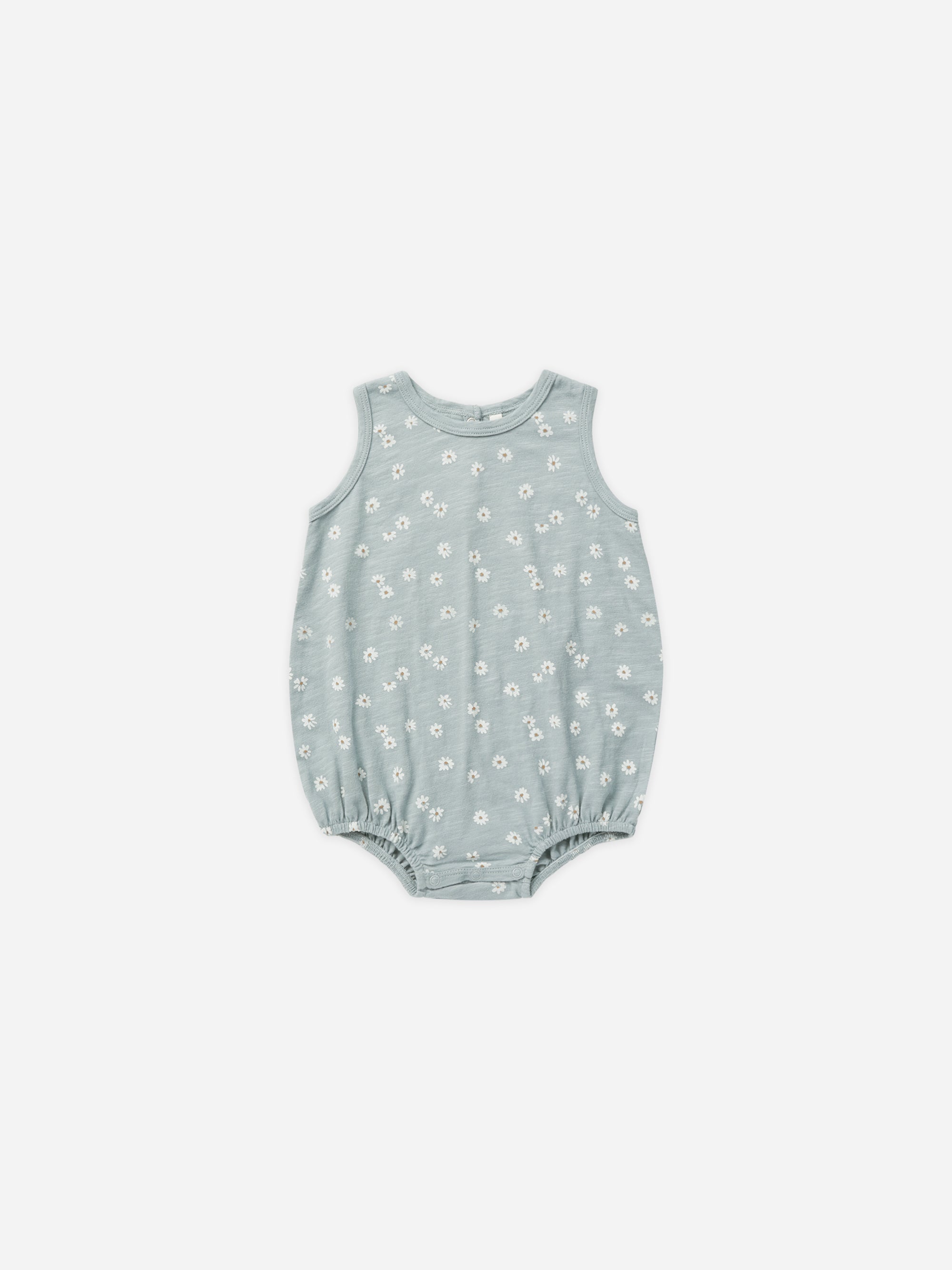 Bubble Onesie || Blue Daisy - Rylee + Cru | Kids Clothes | Trendy Baby Clothes | Modern Infant Outfits |