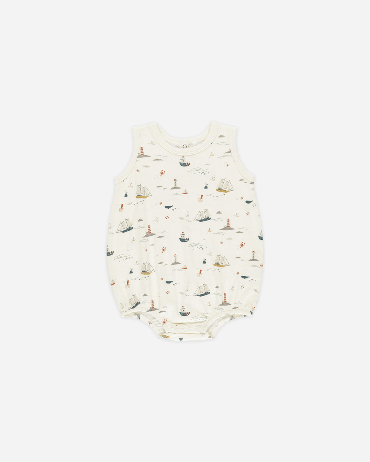 Rylee + Cru Bubble Onesie - Flamingo