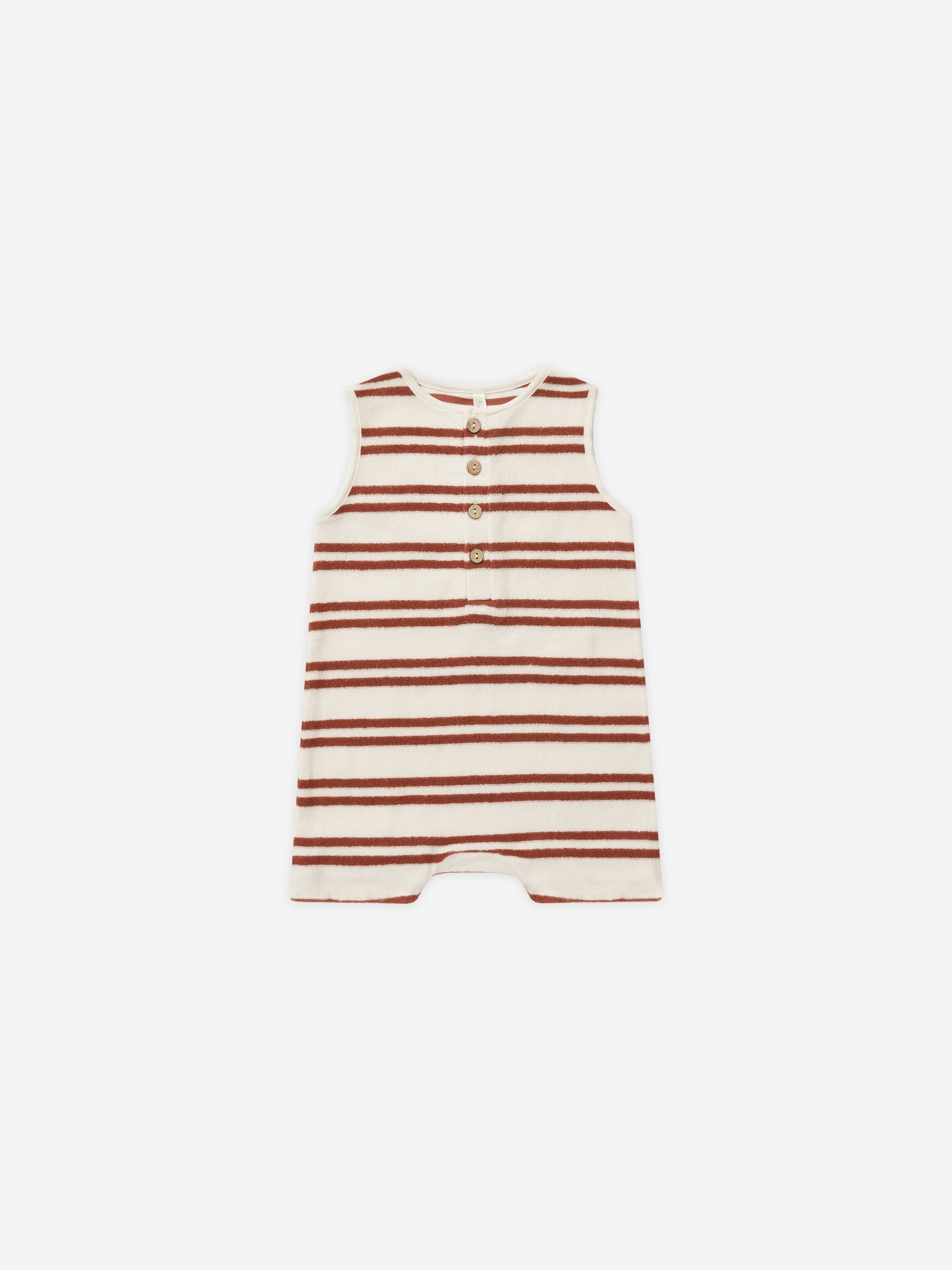 Davis Romper || Red Stripe - Rylee + Cru | Kids Clothes | Trendy Baby Clothes | Modern Infant Outfits |