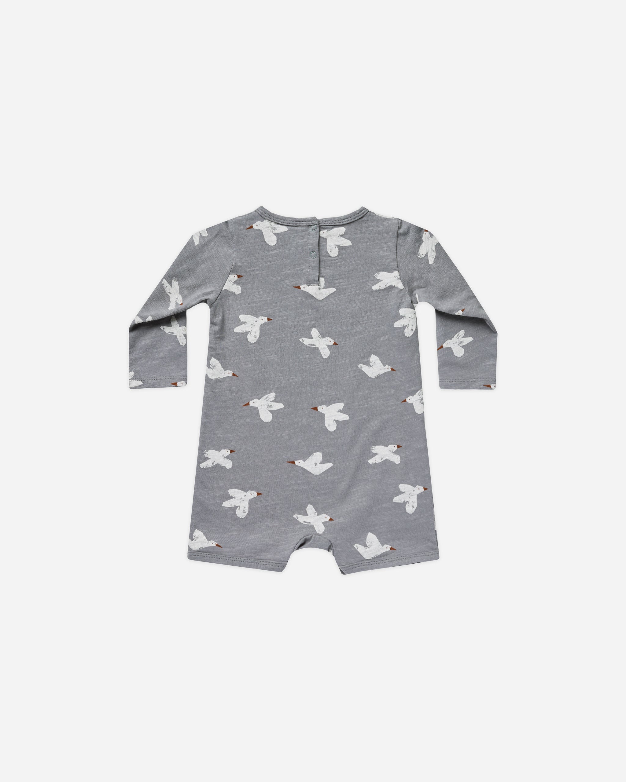 Long Sleeve Dash Romper || Birds - Rylee + Cru | Kids Clothes | Trendy Baby Clothes | Modern Infant Outfits |