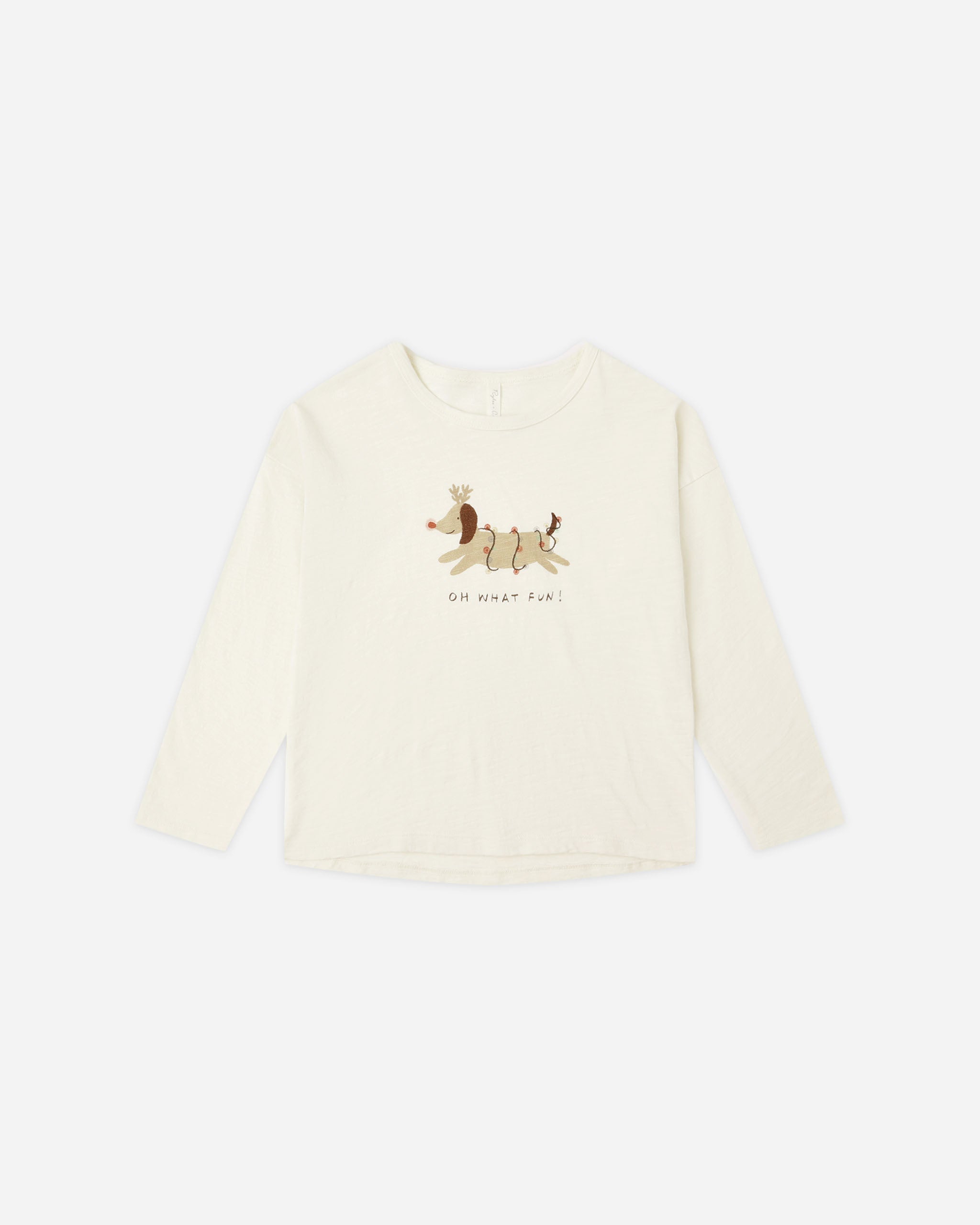 Long Sleeve Tee || Oh What Fun - Rylee + Cru | Kids Clothes | Trendy Baby Clothes | Modern Infant Outfits |