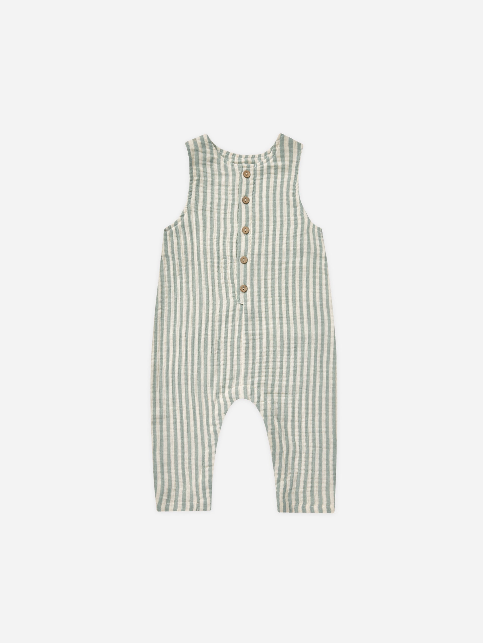Button Jumpsuit || Summer Stripe - Rylee + Cru | Kids Clothes | Trendy Baby Clothes | Modern Infant Outfits |