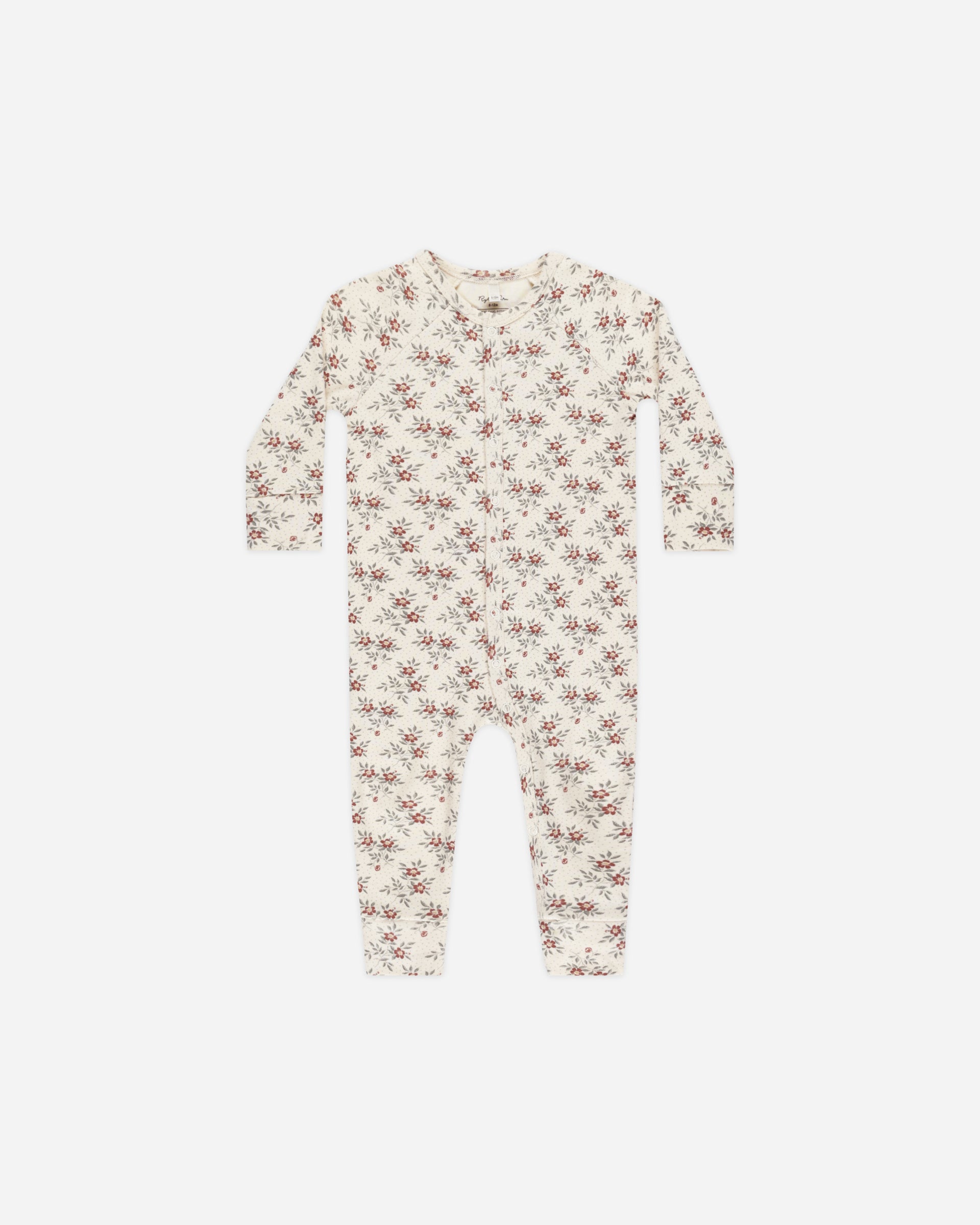 Rylee & Cru Organic Holiday Long Sleeve Baby Pajama Set main image 1