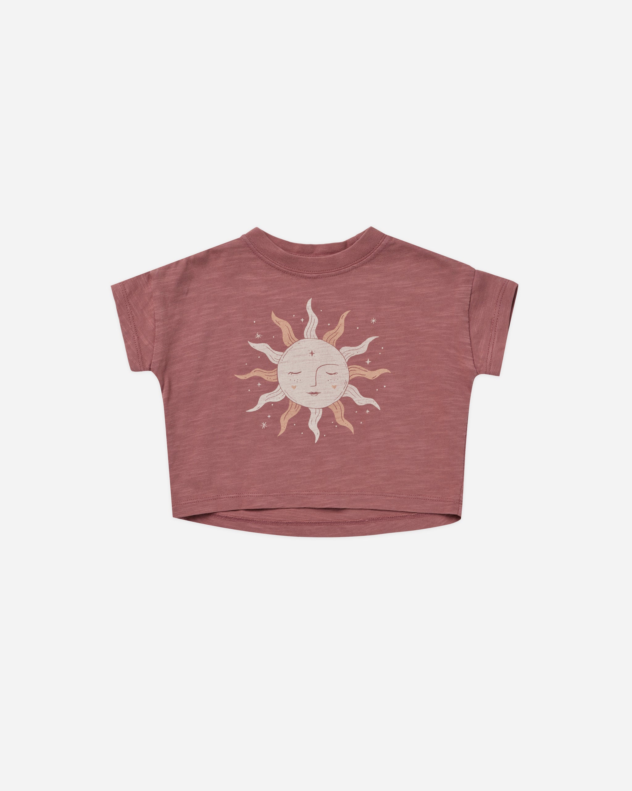 Boxy Tee || Sun - Rylee + Cru | Kids Clothes | Trendy Baby Clothes | Modern Infant Outfits |