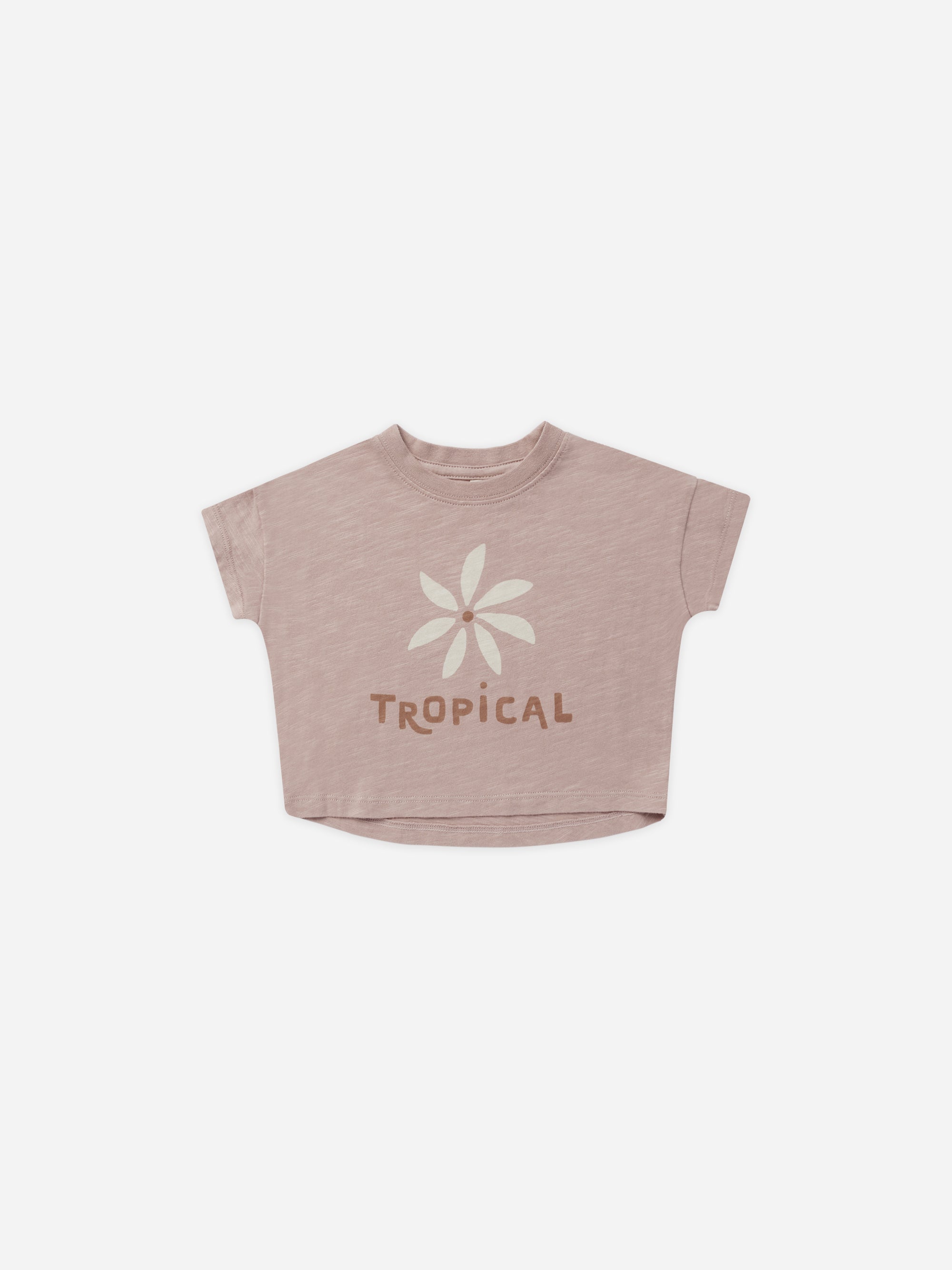 Boxy Tee || Tropical - Rylee + Cru | Kids Clothes | Trendy Baby Clothes | Modern Infant Outfits |