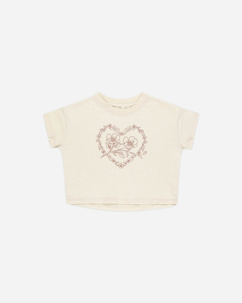 Rylee + Cru Boxing Short - Heathered Grey