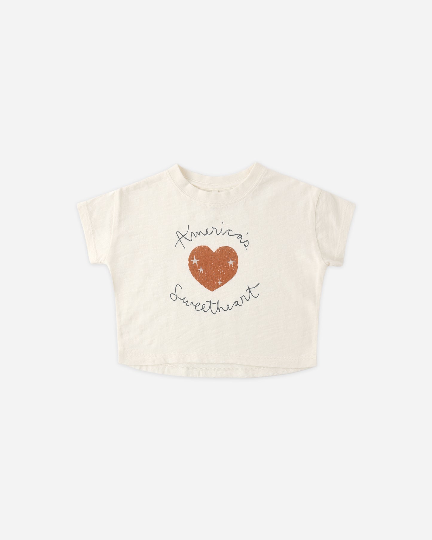 Boxy Tee Americas Sweetheart - Rylee + Cru | Kids Clothes | Trendy Baby Clothes | Modern Infant Outfits |