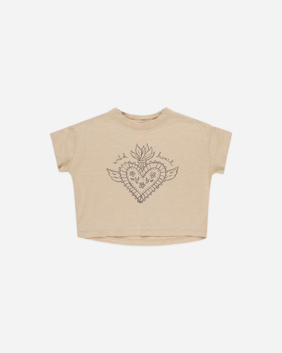 Rylee + Cru Teen Scallop Tee - Navy