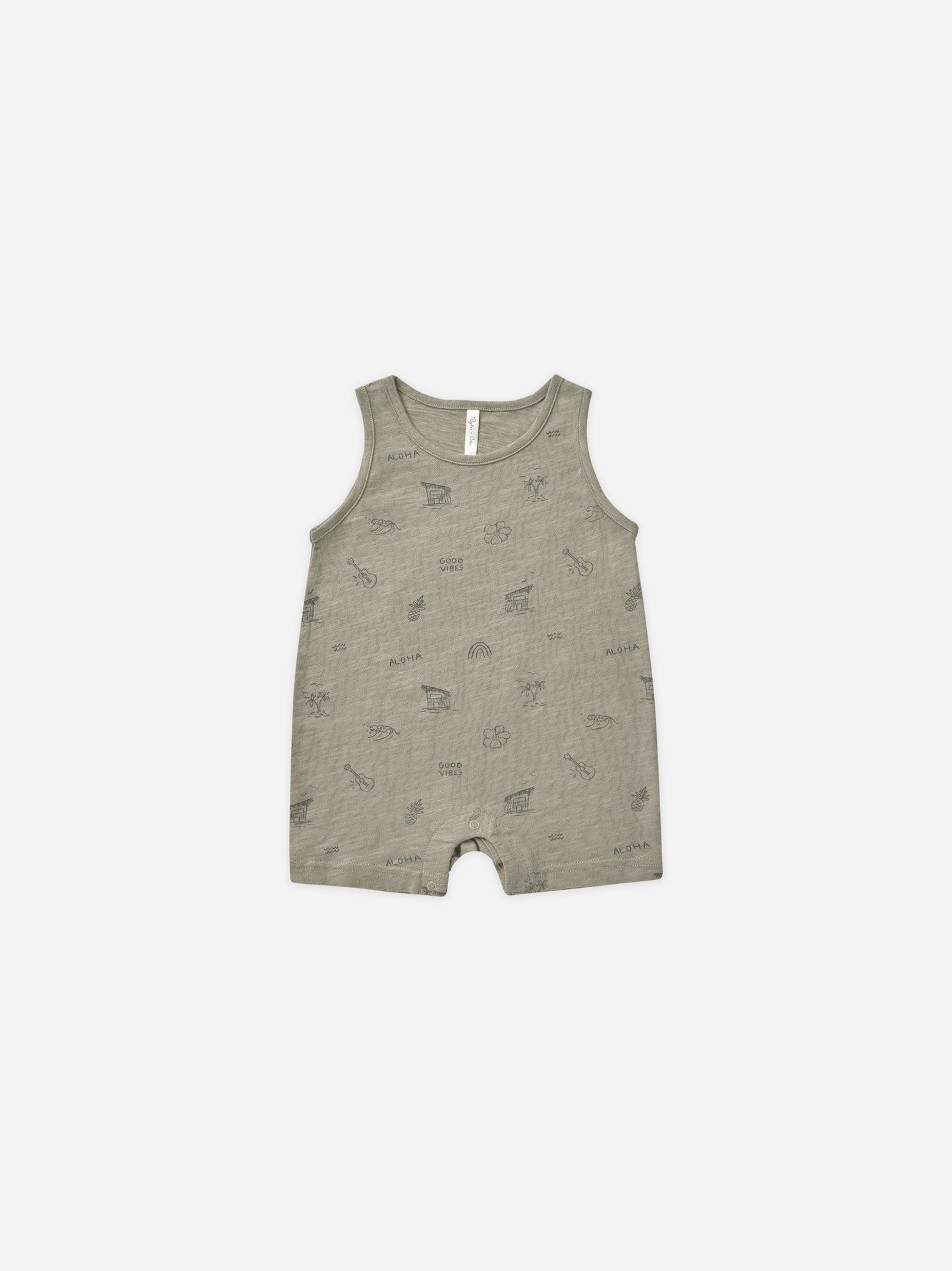 Sleeveless One-Piece || Hawaii - Rylee + Cru | Kids Clothes | Trendy Baby Clothes | Modern Infant Outfits |