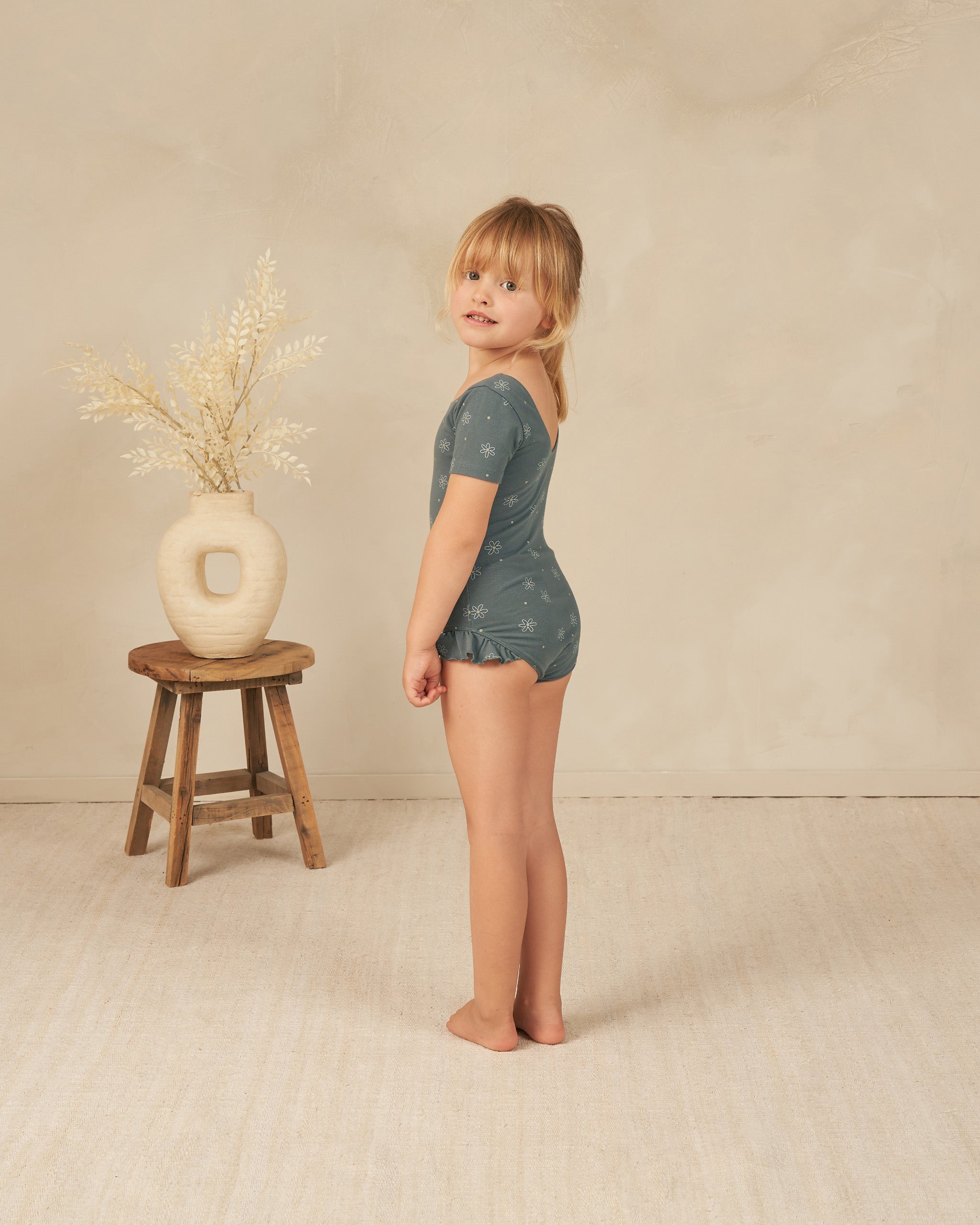 Leotard || Daisies - Rylee + Cru | Kids Clothes | Trendy Baby Clothes | Modern Infant Outfits |