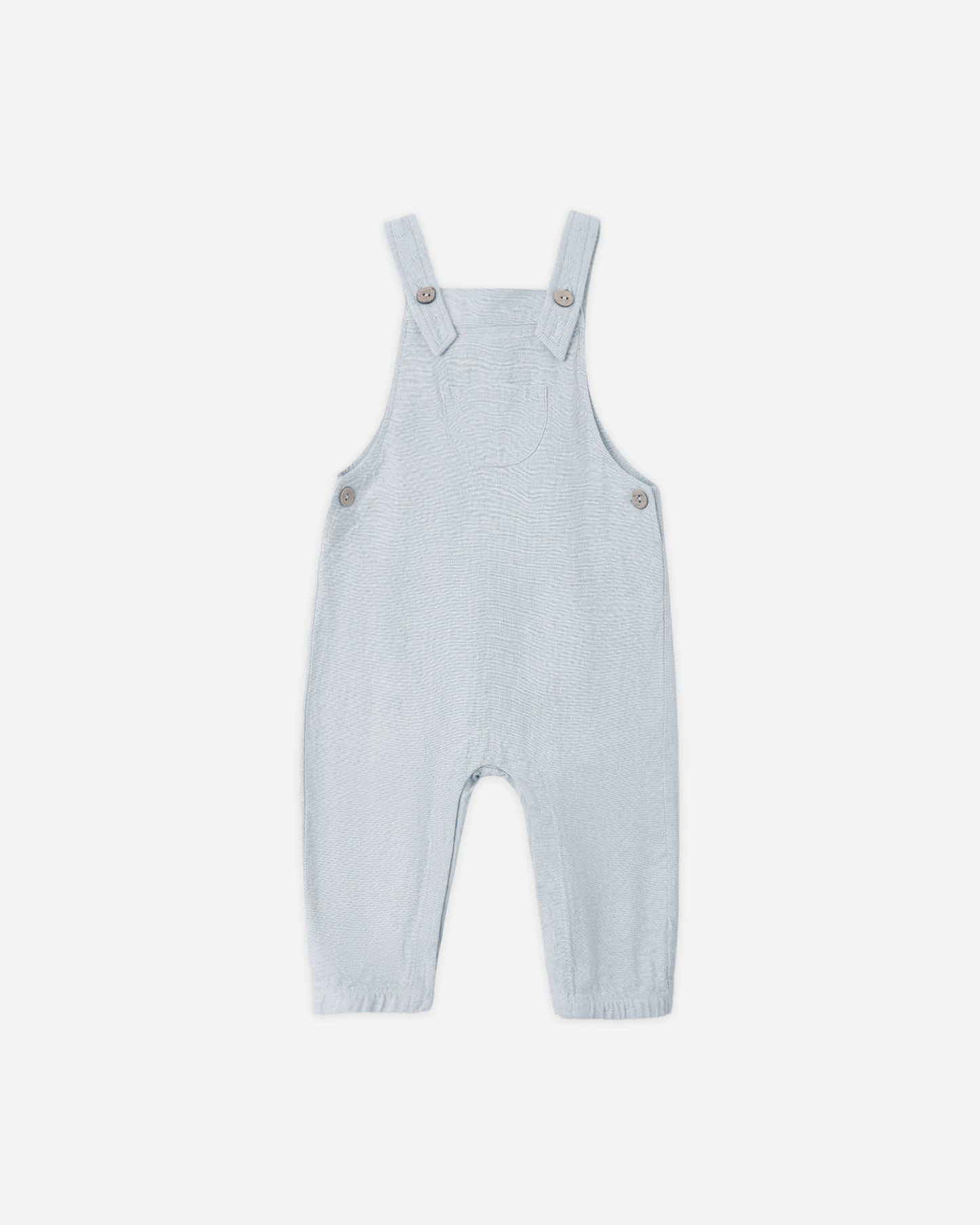 Baby Overall Heathered Light Blue - Rylee + Cru | Kids Clothes | Trendy Baby Clothes | Modern Infant Outfits |