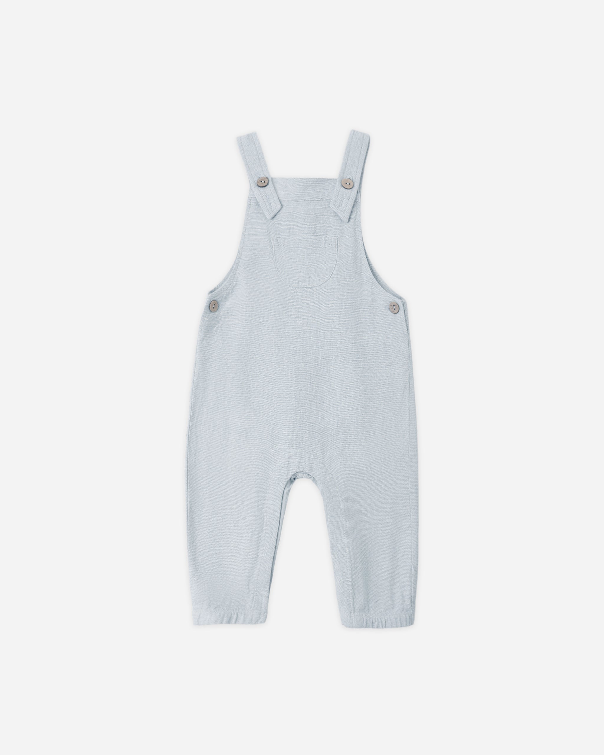 Baby Overall Heathered Light Blue - Rylee + Cru | Kids Clothes | Trendy Baby Clothes | Modern Infant Outfits |