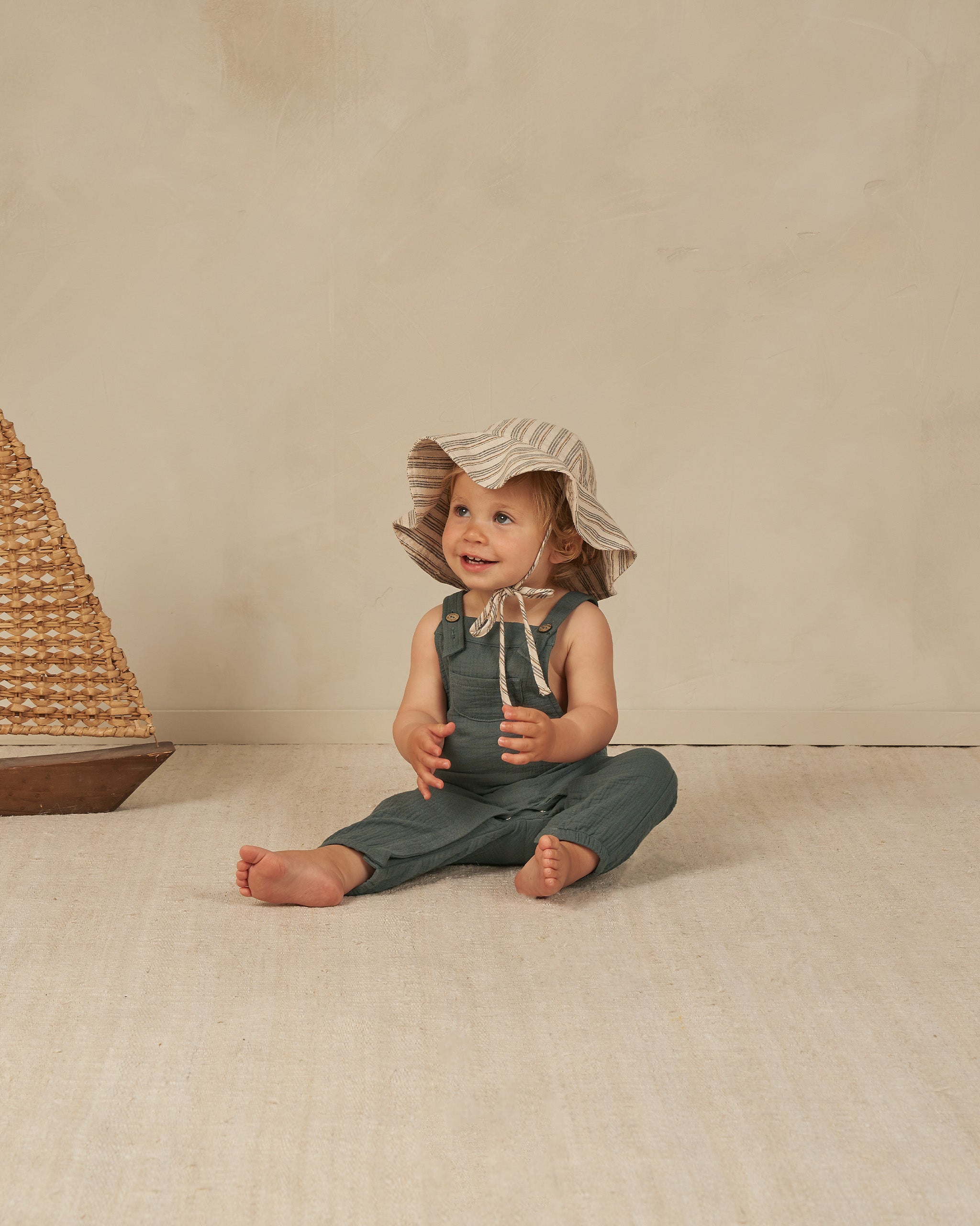 Floppy Sun Hat || Nautical Stripe - Rylee + Cru | Kids Clothes | Trendy Baby Clothes | Modern Infant Outfits |