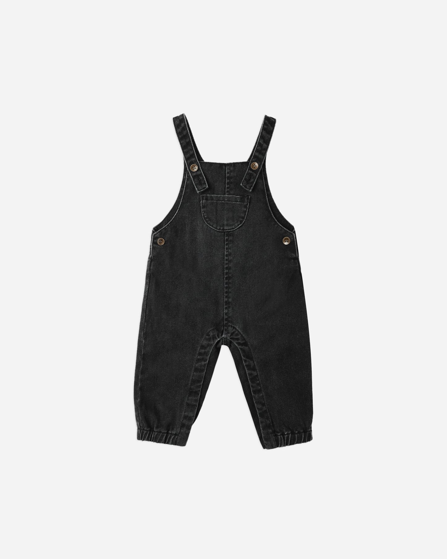 Baby Overalls || Washed Black - Rylee + Cru | Kids Clothes | Trendy Baby Clothes | Modern Infant Outfits |