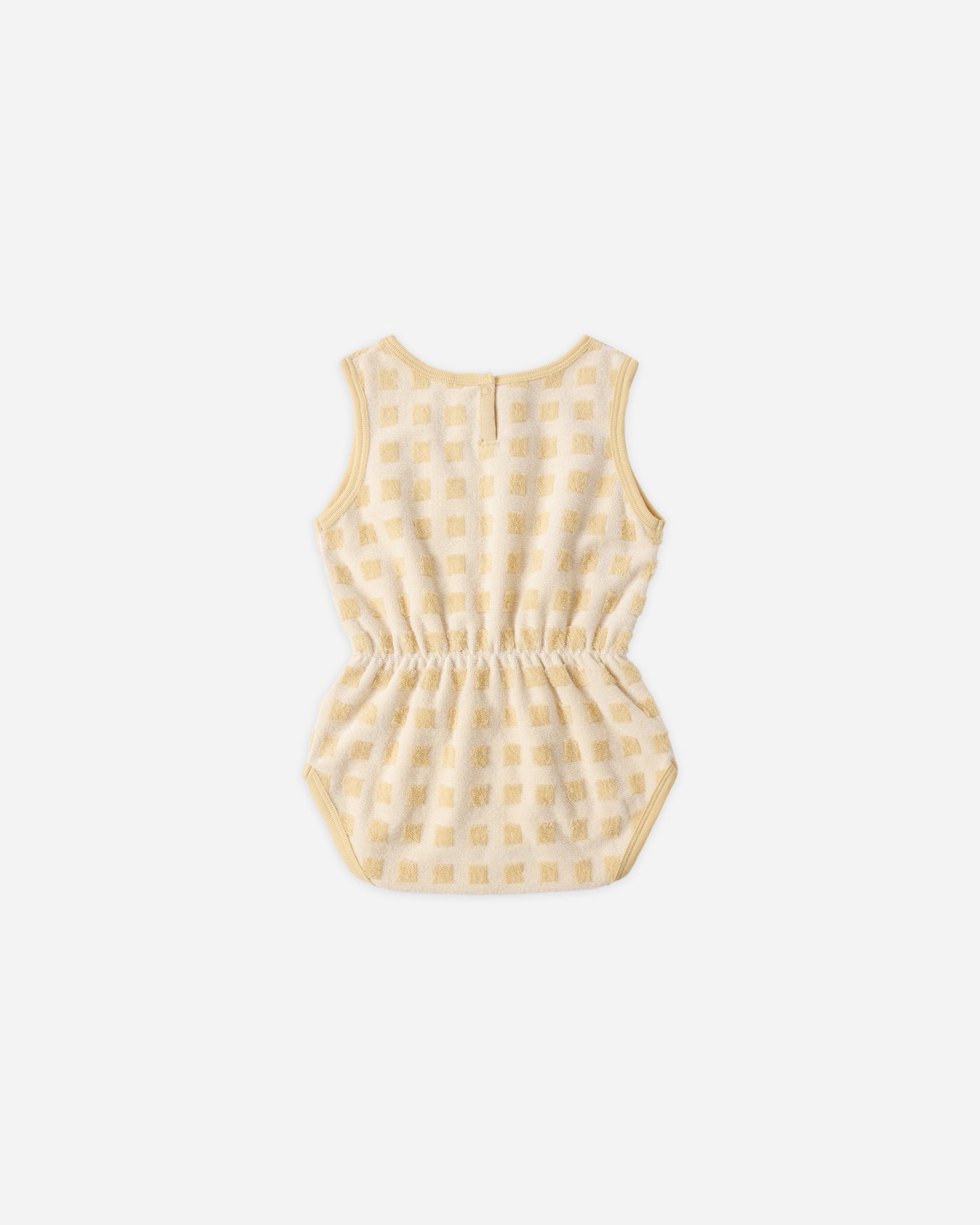 Cinch Playsuit Butterscotch Grid