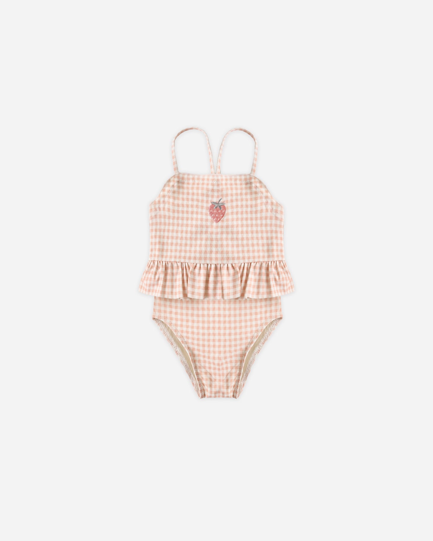Tori Skirted One-Piece Petal Gingham - Rylee + Cru | Kids Clothes | Trendy Baby Clothes | Modern Infant Outfits |