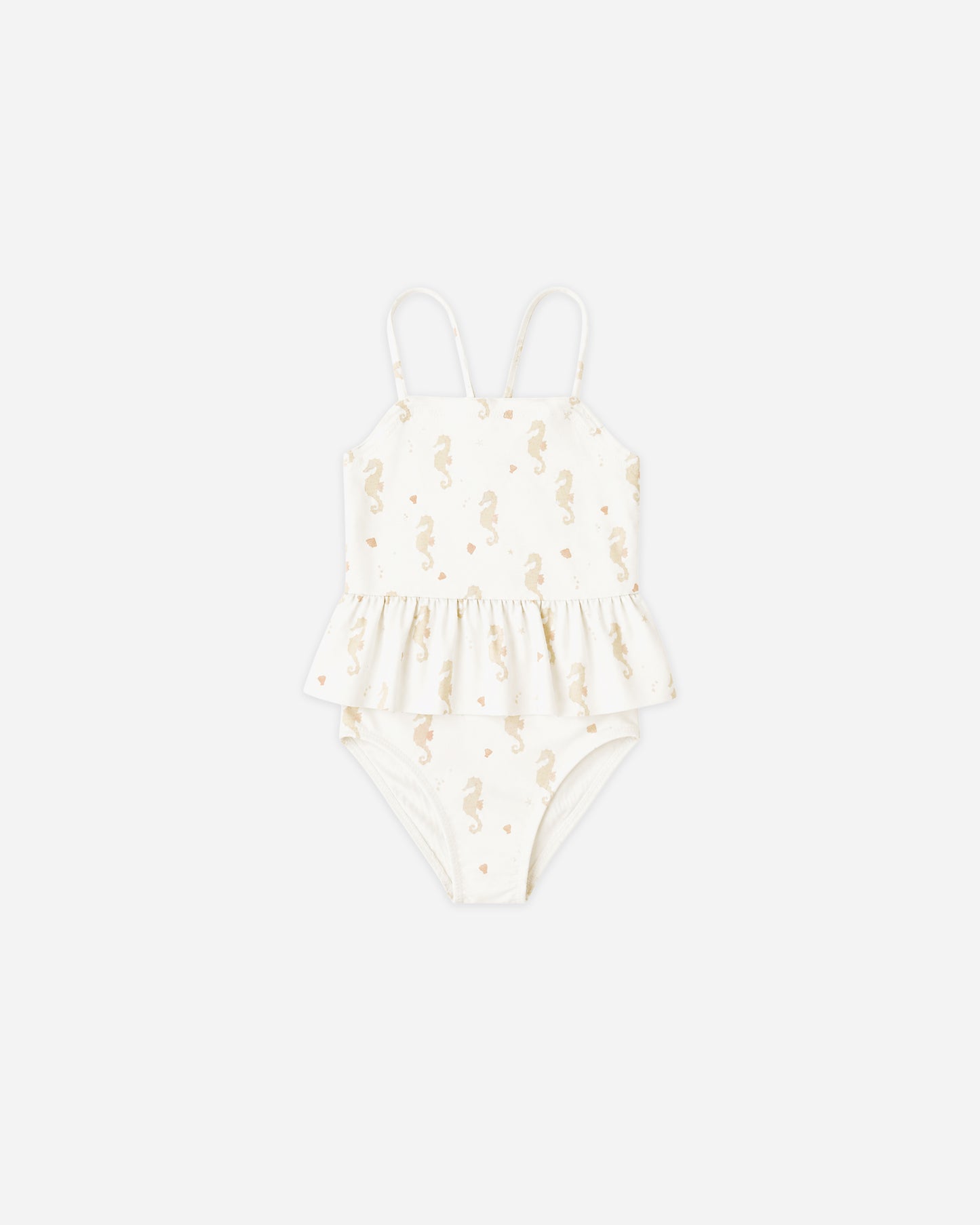 Tori Skirted One-Piece Seahorses - Rylee + Cru | Kids Clothes | Trendy Baby Clothes | Modern Infant Outfits |