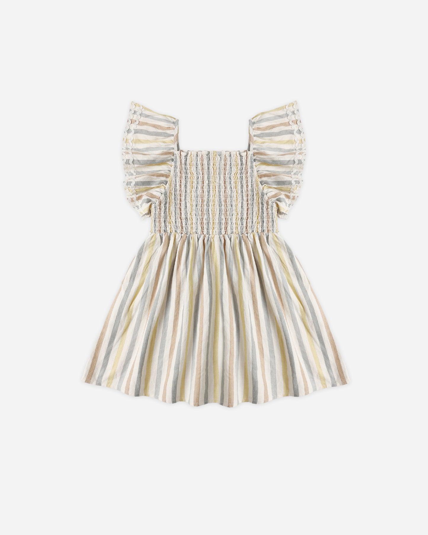 Lindsay Dress Valencia Stripe - Rylee + Cru | Kids Clothes | Trendy Baby Clothes | Modern Infant Outfits |
