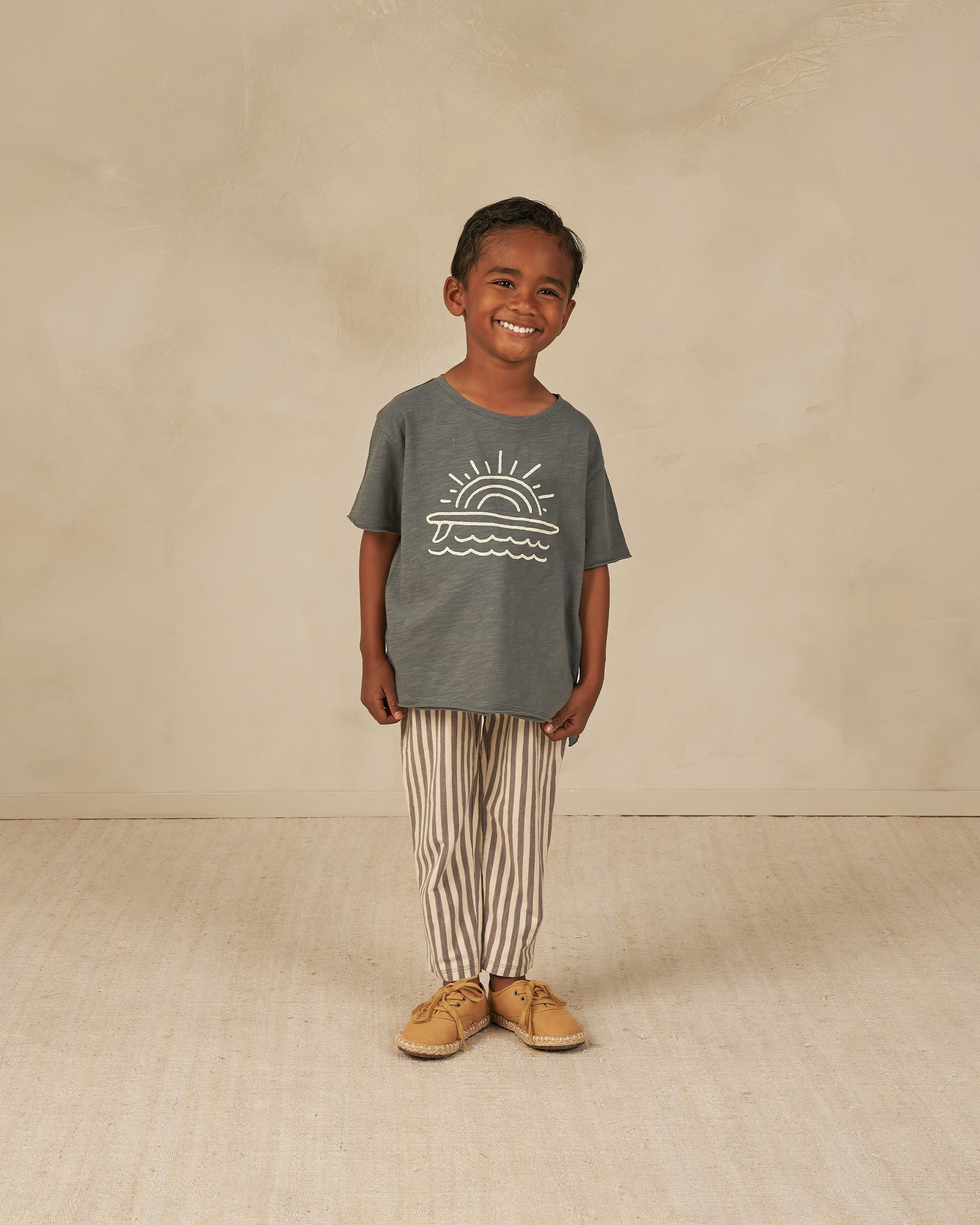 RYLEE & CRU BAGGY PRINT - INDIGO main image 1