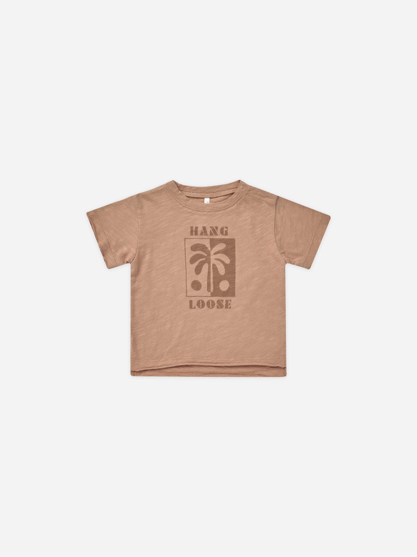 Raw Edge Tee || Hang Loose - Rylee + Cru | Kids Clothes | Trendy Baby Clothes | Modern Infant Outfits |