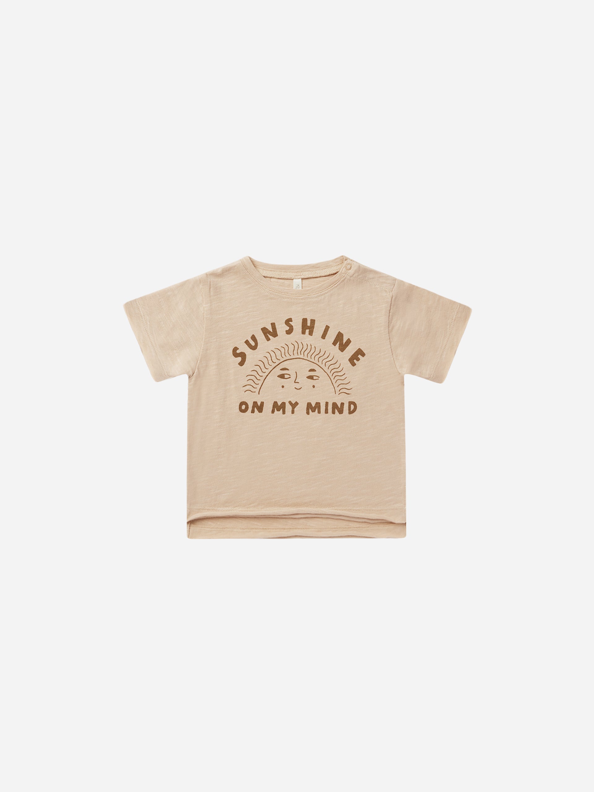 Raw Edge Tee || Sunshine On My Mind - Rylee + Cru | Kids Clothes | Trendy Baby Clothes | Modern Infant Outfits |