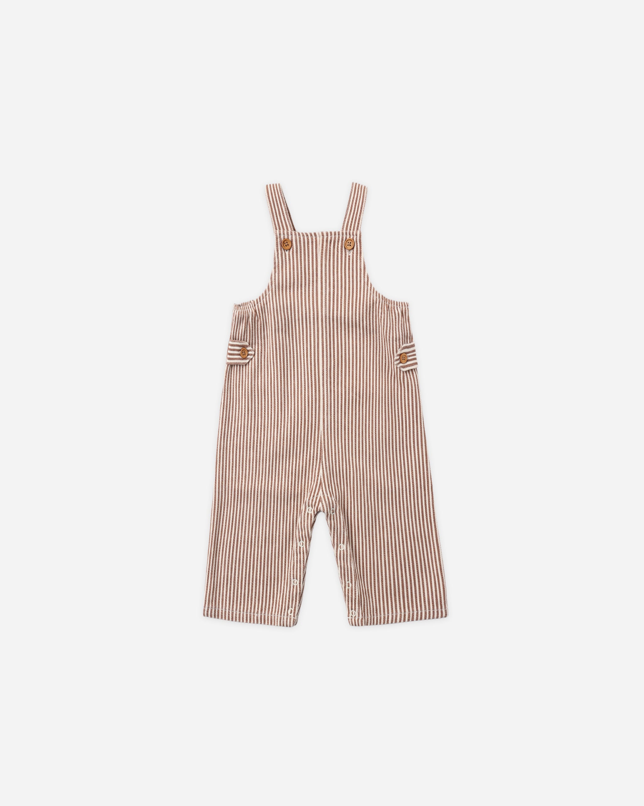 Archie Overall Clay Stripe - Rylee + Cru | Kids Clothes | Trendy Baby Clothes | Modern Infant Outfits |