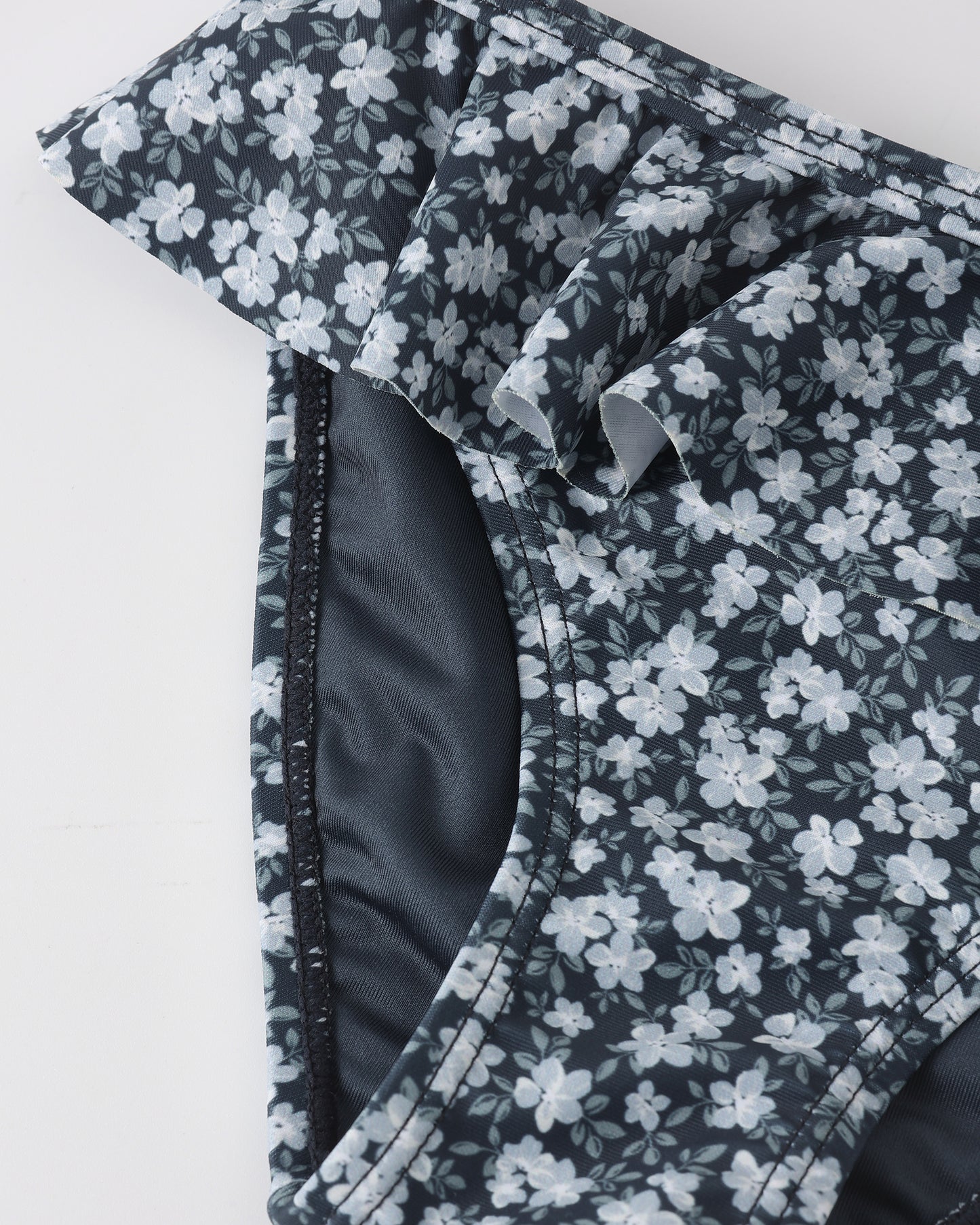 Skirted Bikini Navy Floral - Rylee + Cru | Kids Clothes | Trendy Baby Clothes | Modern Infant Outfits |