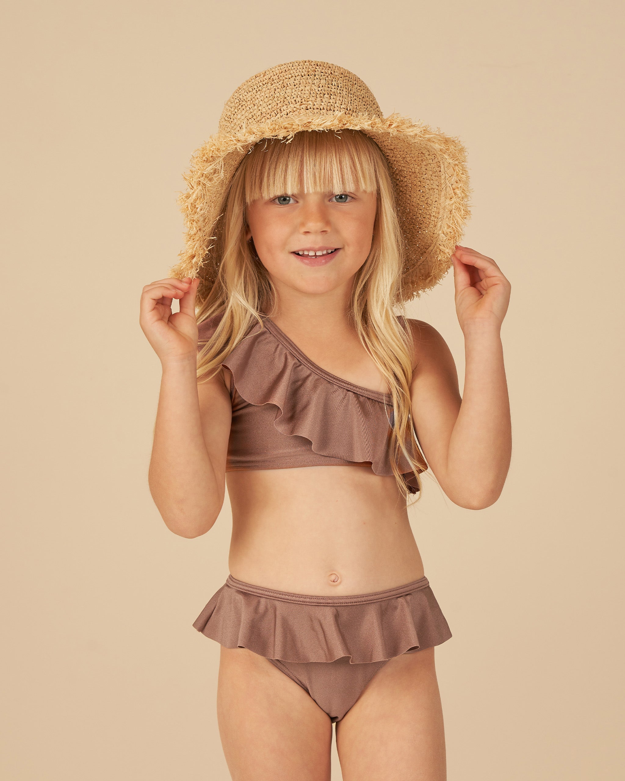 Skirted Bikini || Mulberry Shimmer - Rylee + Cru | Kids Clothes | Trendy Baby Clothes | Modern Infant Outfits |