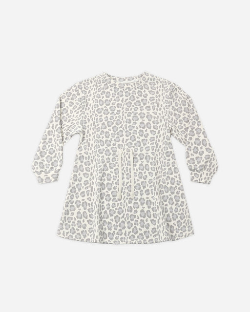 Tate Dress Blue Leopard - Rylee + Cru | Kids Clothes | Trendy Baby Clothes | Modern Infant Outfits |