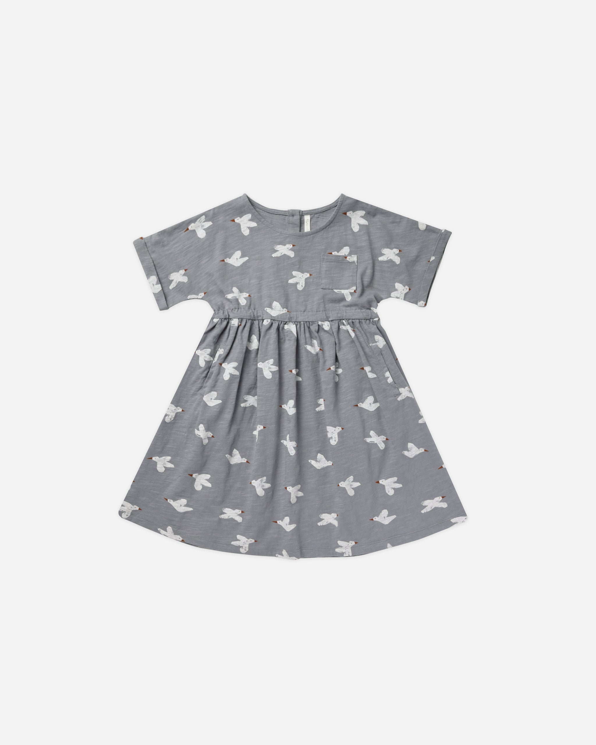 Kat T-Shirt Dress || Birds - Rylee + Cru | Kids Clothes | Trendy Baby Clothes | Modern Infant Outfits |