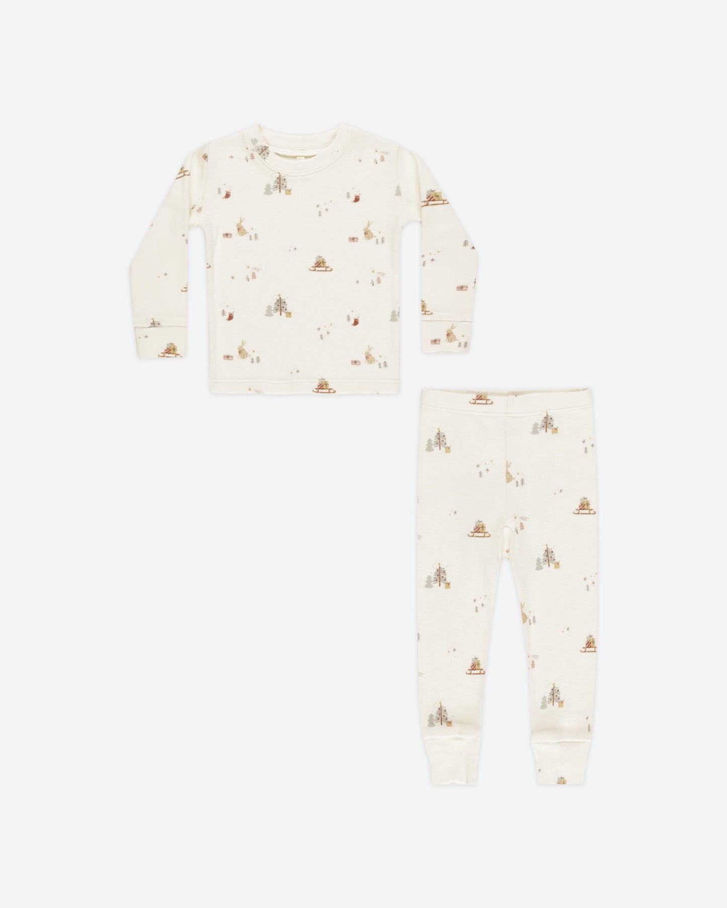 Organic Long Sleeve Pajama Set || Presents