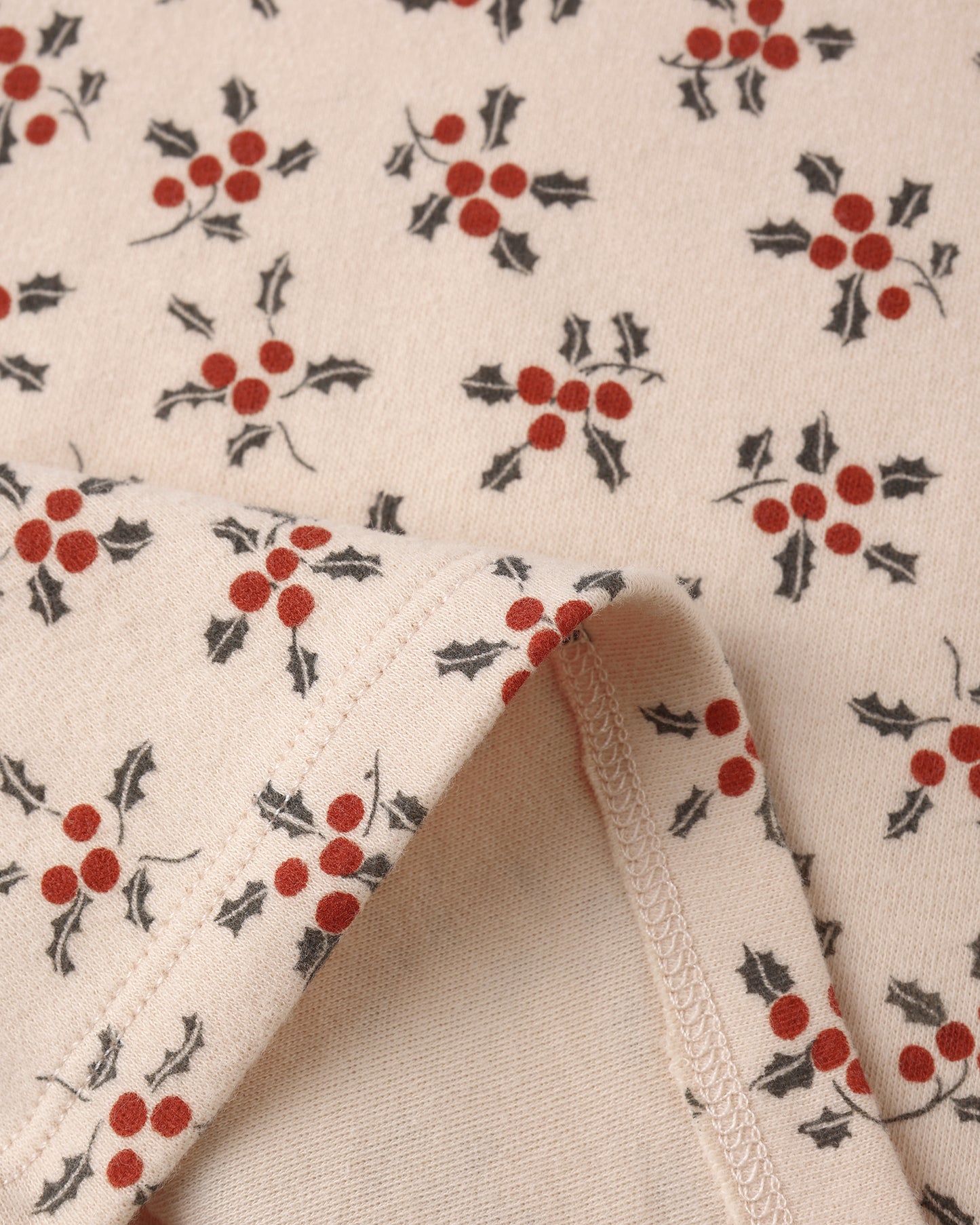 Organic Long Sleeve Pajama Set || Holly Berry - Rylee + Cru | Kids Clothes | Trendy Baby Clothes | Modern Infant Outfits |