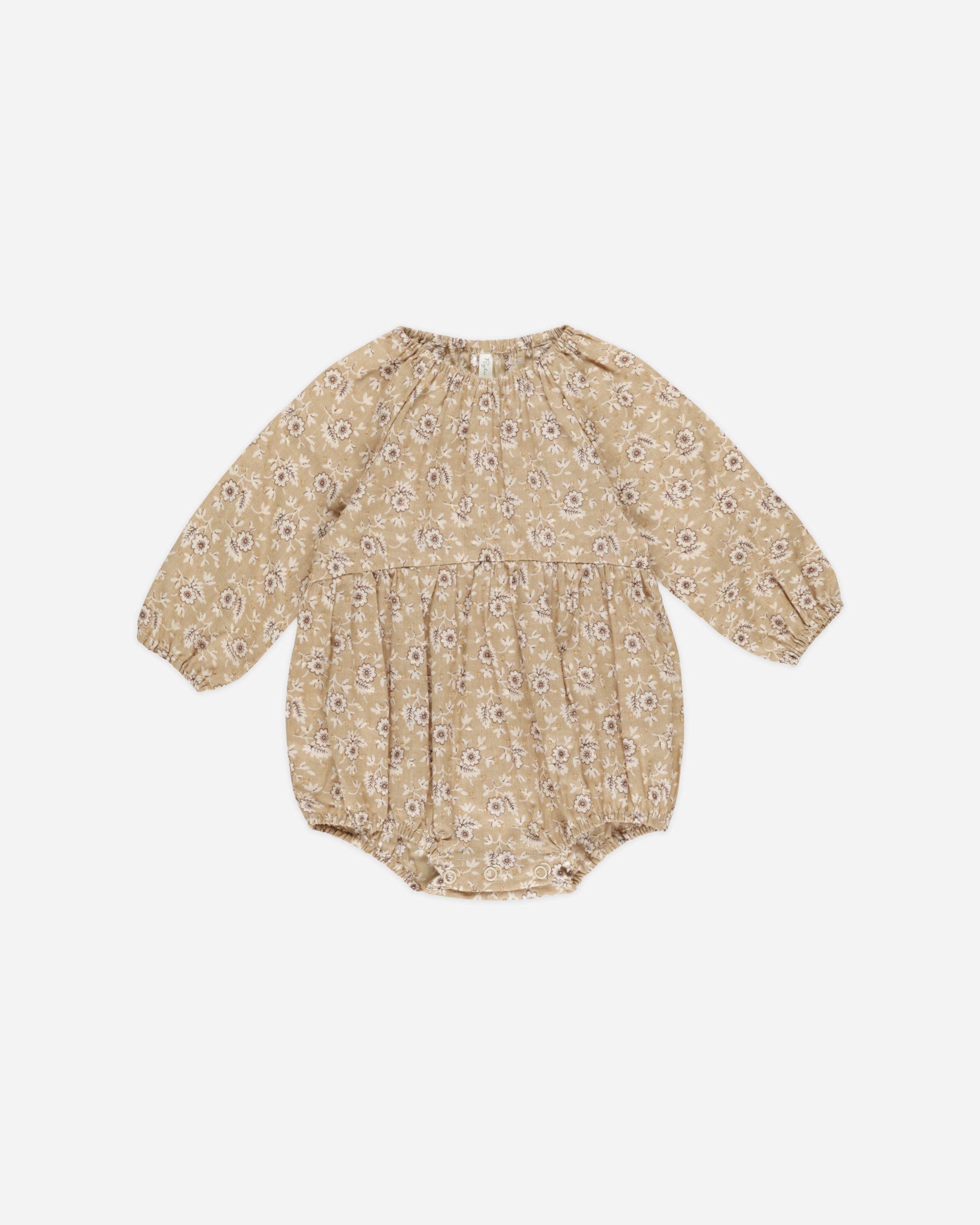 Long Sleeve Bubble Romper || Golden Fields