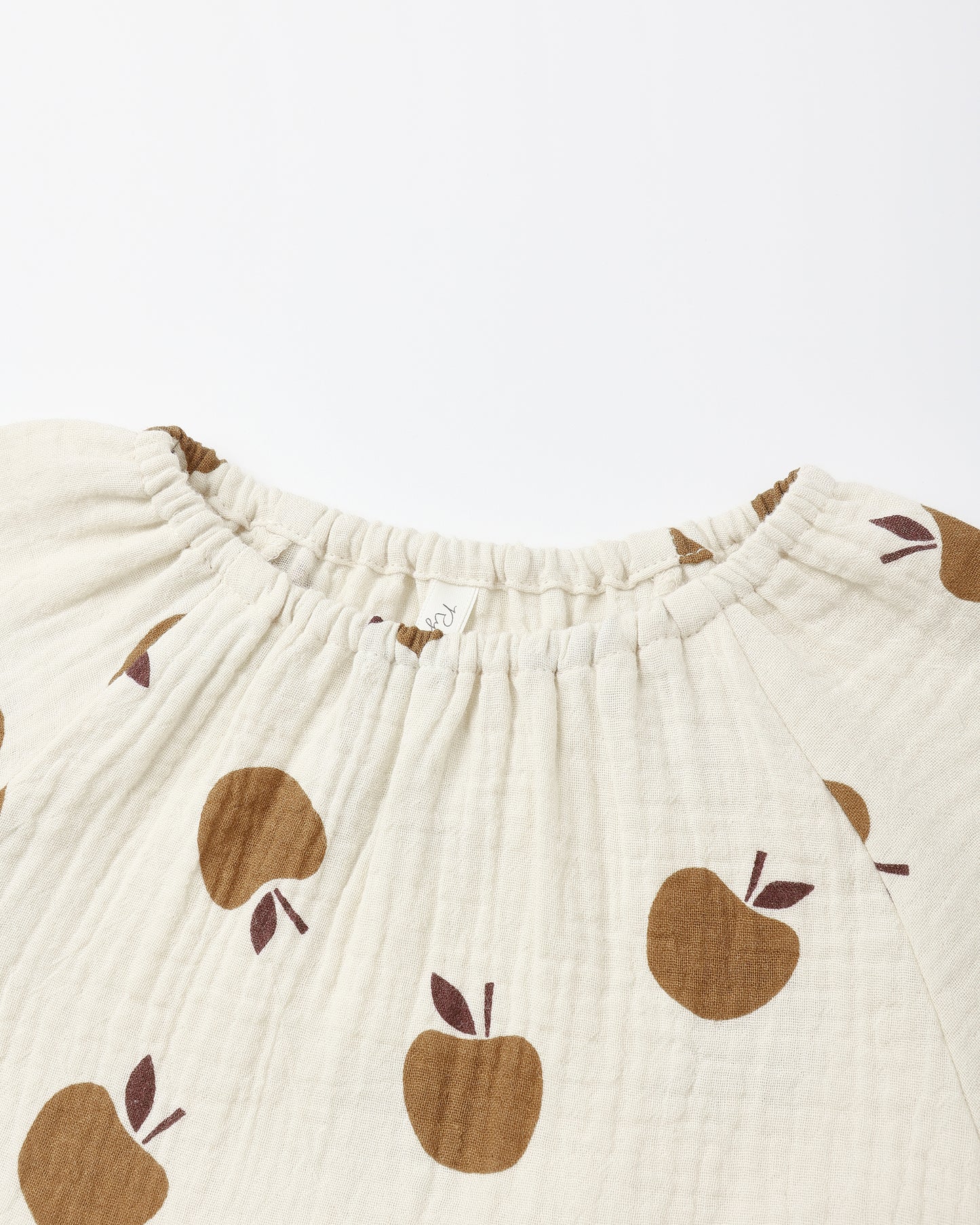 Long Sleeve Bubble Romper || Golden Apples - Rylee + Cru | Kids Clothes | Trendy Baby Clothes | Modern Infant Outfits |