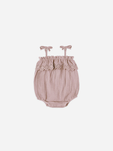 Ruffle Romper || Mauve – Rylee + Cru