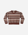 Aspen Sweater Mulberry Multi-Stripe - Rylee + Cru | Kids Clothes | Trendy Baby Clothes | Modern Infant Outfits |
