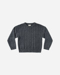Aspen Sweater Midnight - Rylee + Cru | Kids Clothes | Trendy Baby Clothes | Modern Infant Outfits |