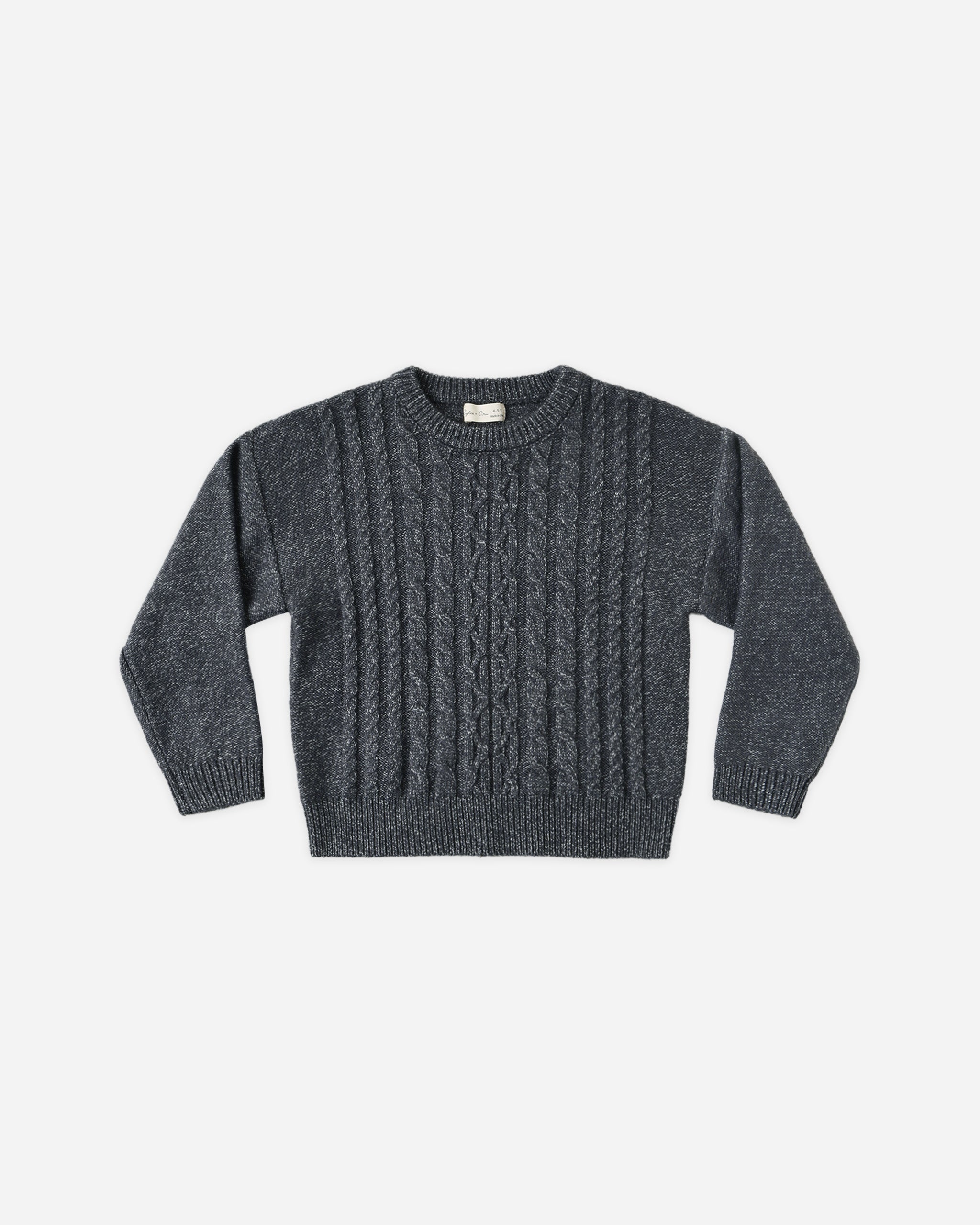 Aspen Sweater Midnight - Rylee + Cru | Kids Clothes | Trendy Baby Clothes | Modern Infant Outfits |