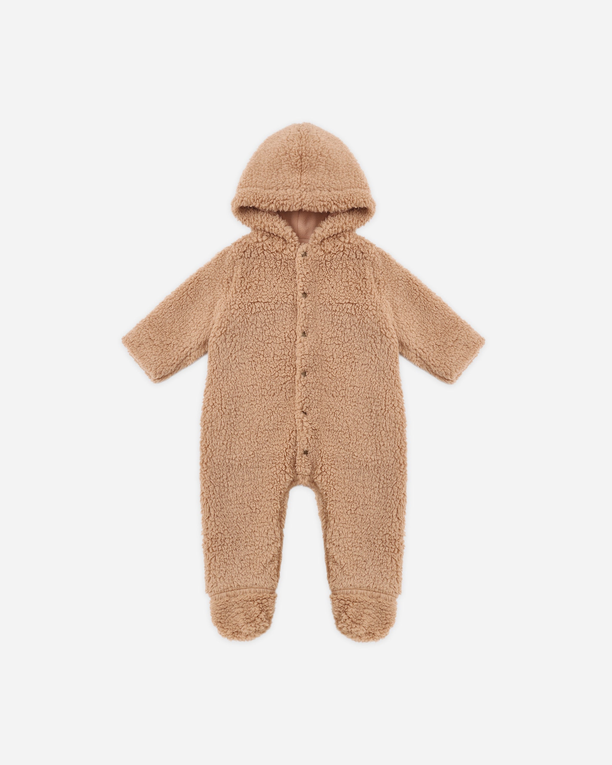 Fleece Jumpsuit Fawn - Rylee + Cru | Kids Clothes | Trendy Baby Clothes | Modern Infant Outfits |