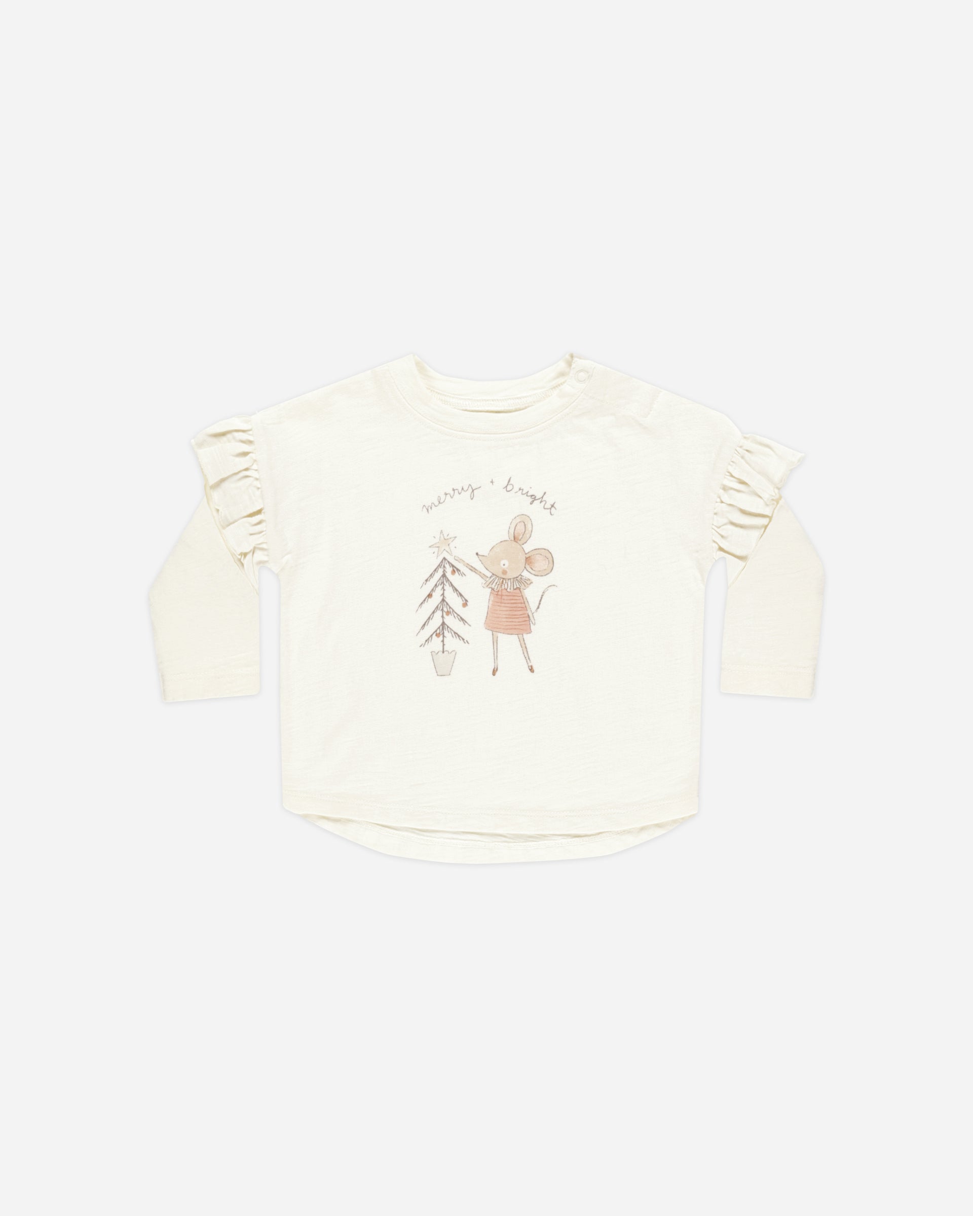 Rylee + Cru Basic Tee - Peony main image 0