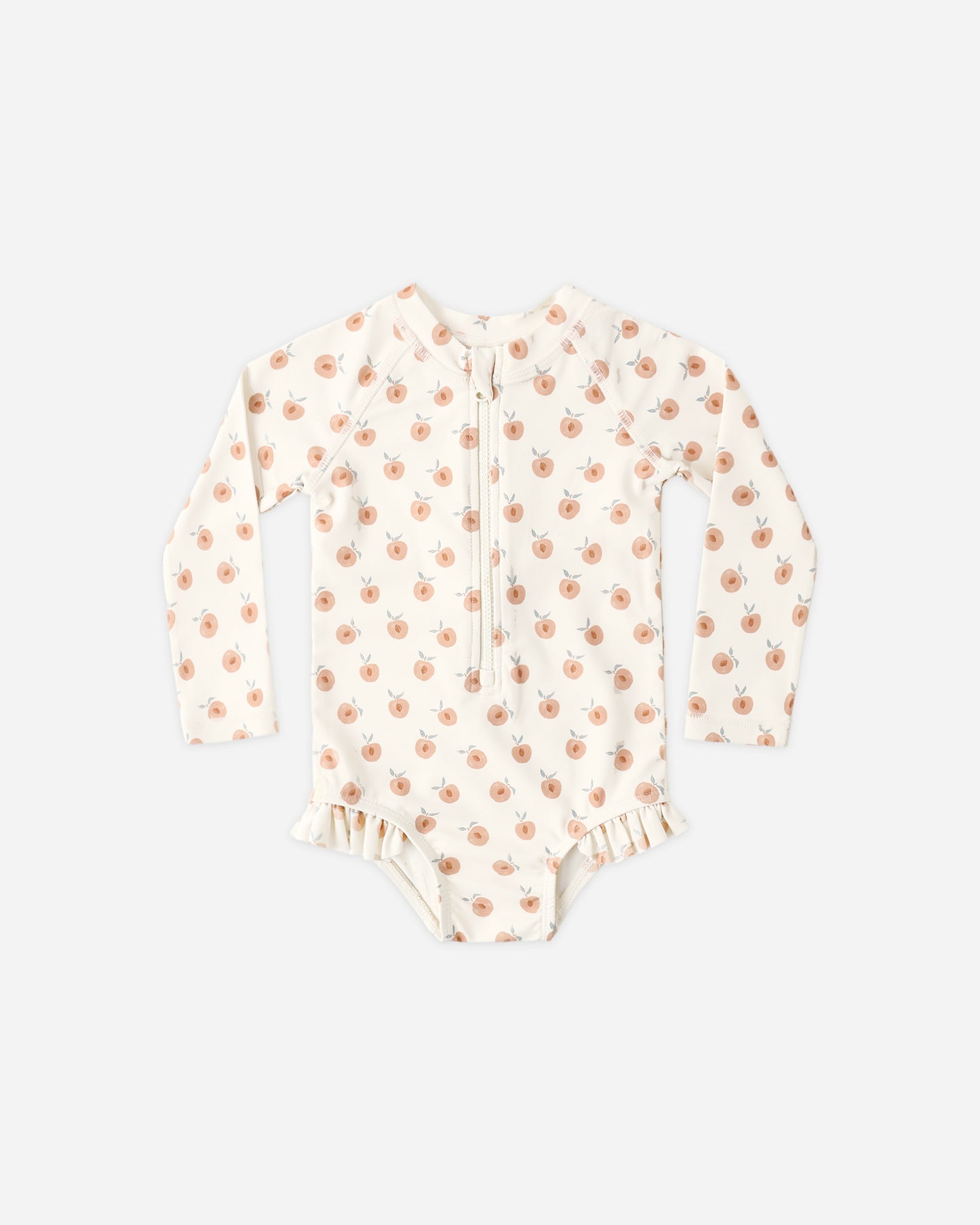 Rashguard One-Piece Peaches - Rylee + Cru | Kids Clothes | Trendy Baby Clothes | Modern Infant Outfits |