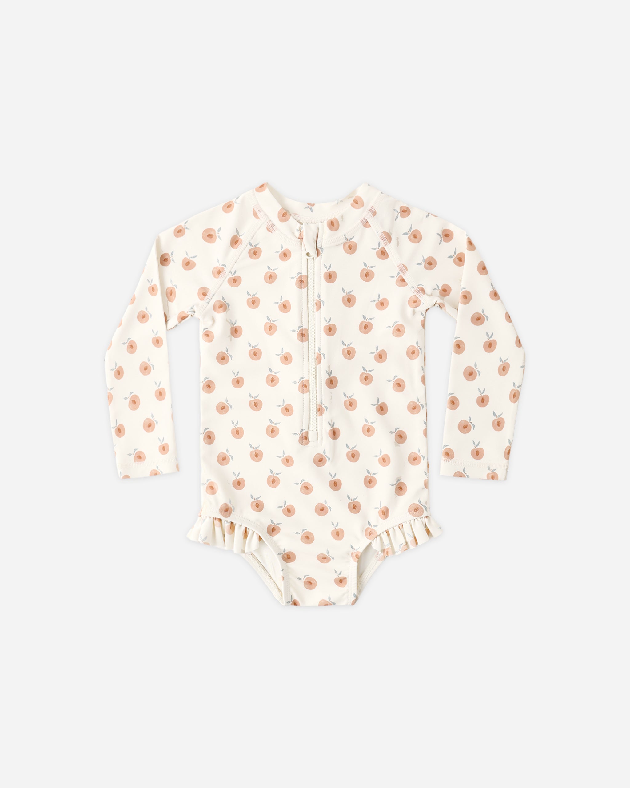 Rashguard One-Piece Peaches - Rylee + Cru | Kids Clothes | Trendy Baby Clothes | Modern Infant Outfits |