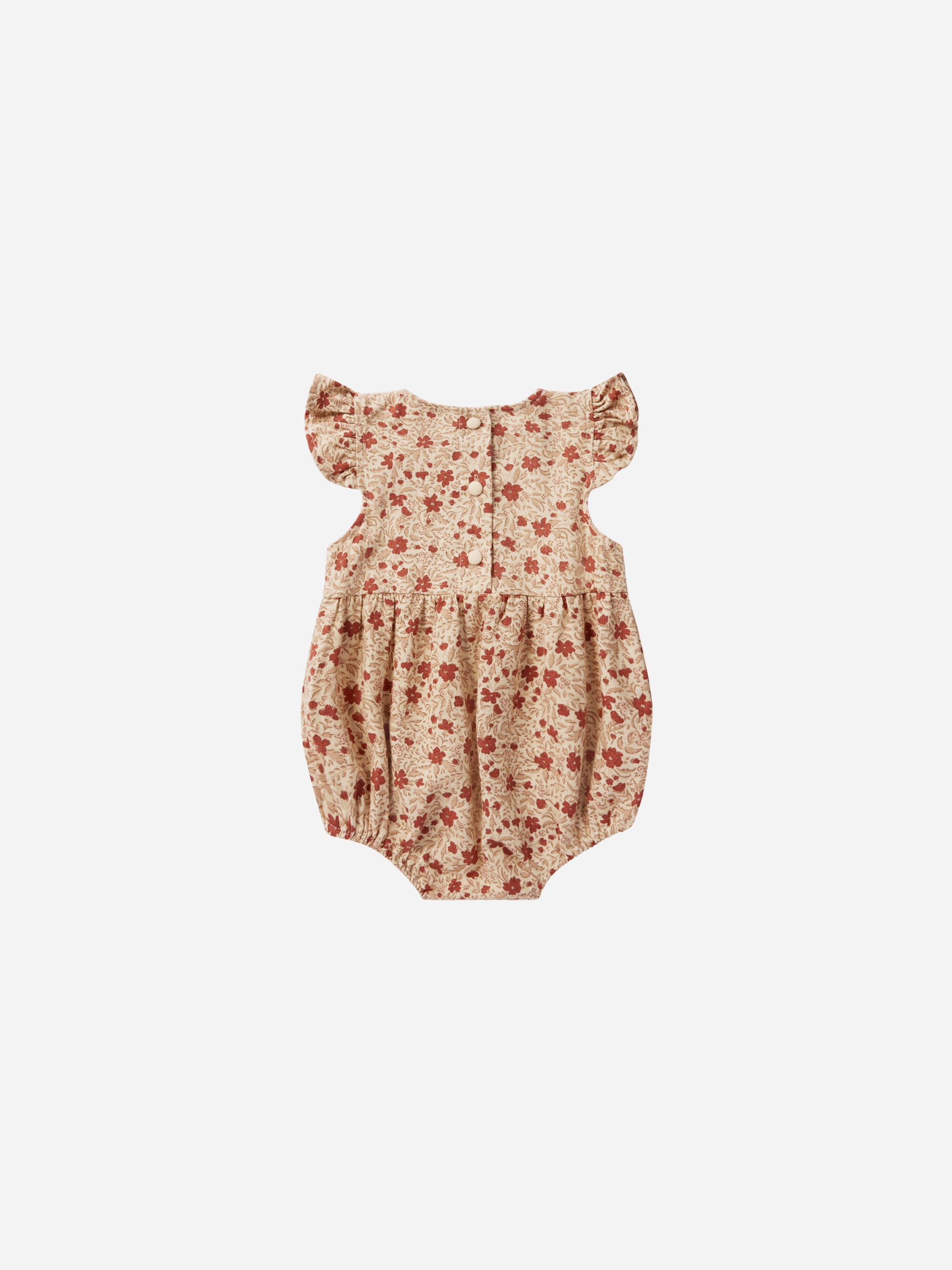 Amelia Romper || Fleur - Rylee + Cru | Kids Clothes | Trendy Baby Clothes | Modern Infant Outfits |