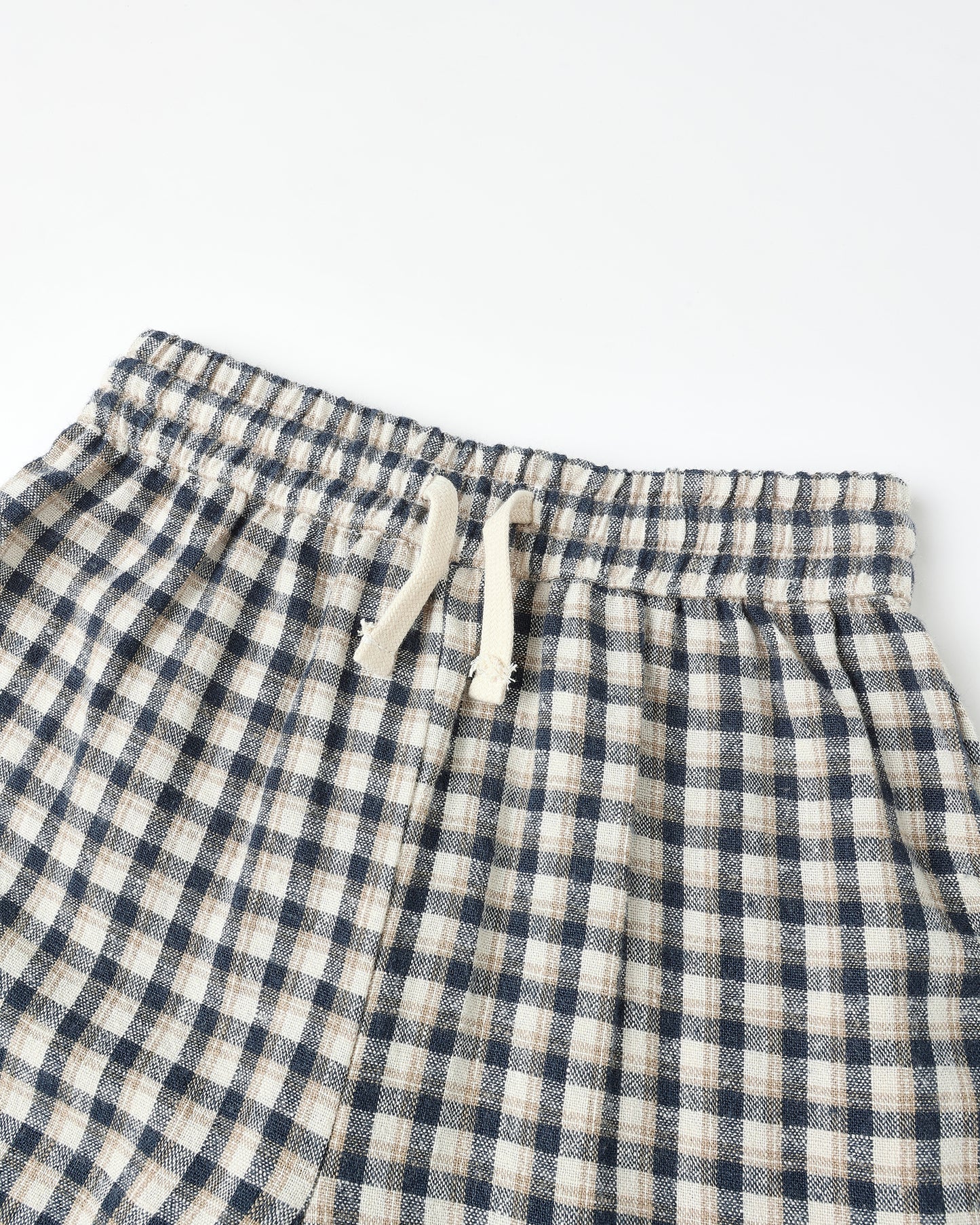 Wide Leg Pant || Navy Check - Rylee + Cru | Kids Clothes | Trendy Baby Clothes | Modern Infant Outfits |