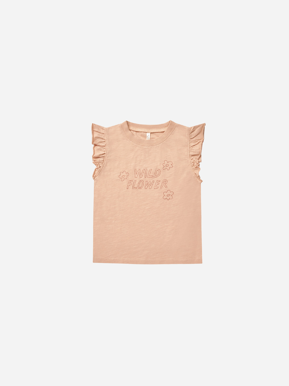 Rylee and Cru Ribbed Tank Set - Shell, Heathered Blush main image 0