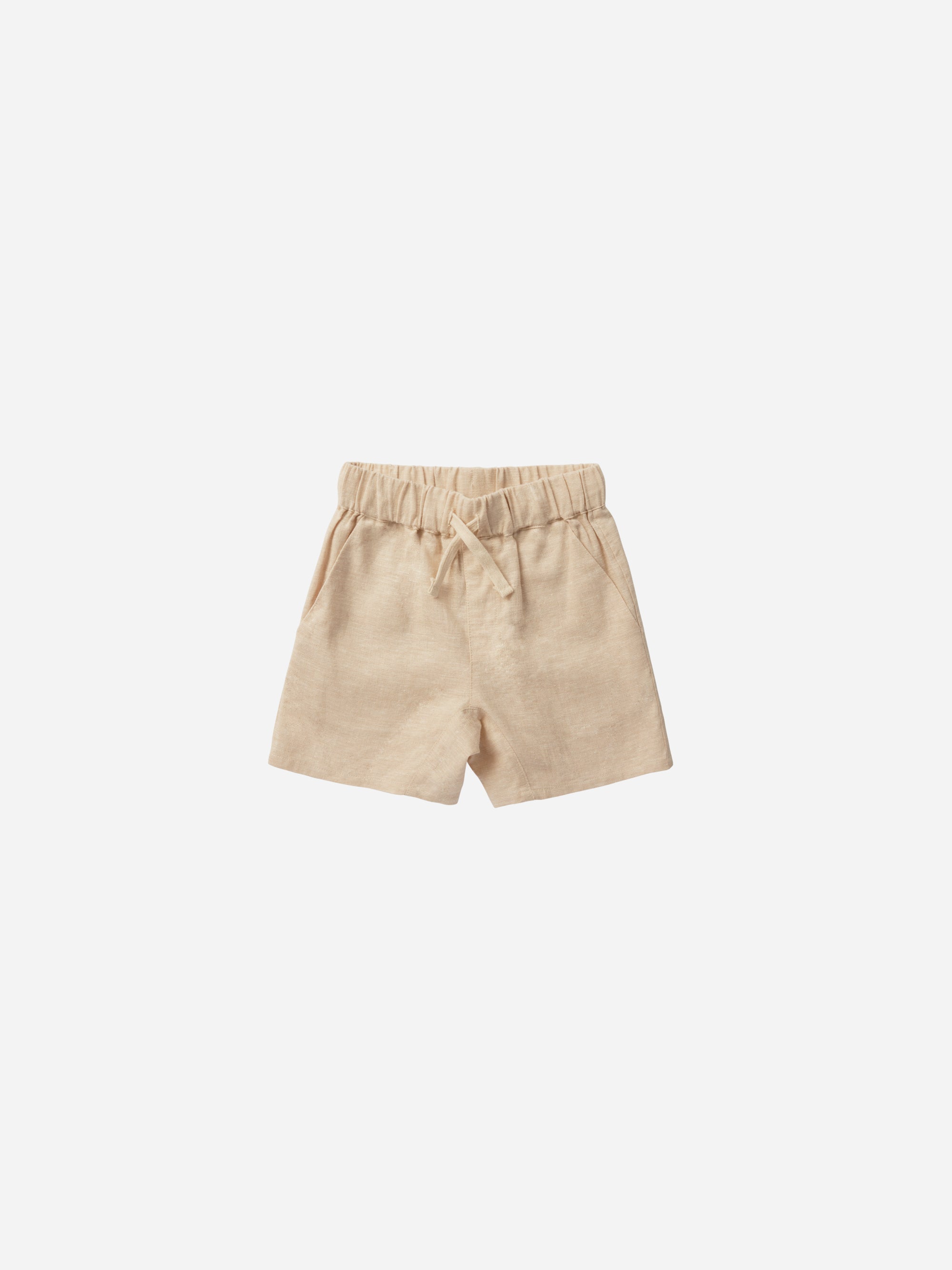 Bermuda Short || Heathered Sand - Rylee + Cru | Kids Clothes | Trendy Baby Clothes | Modern Infant Outfits |