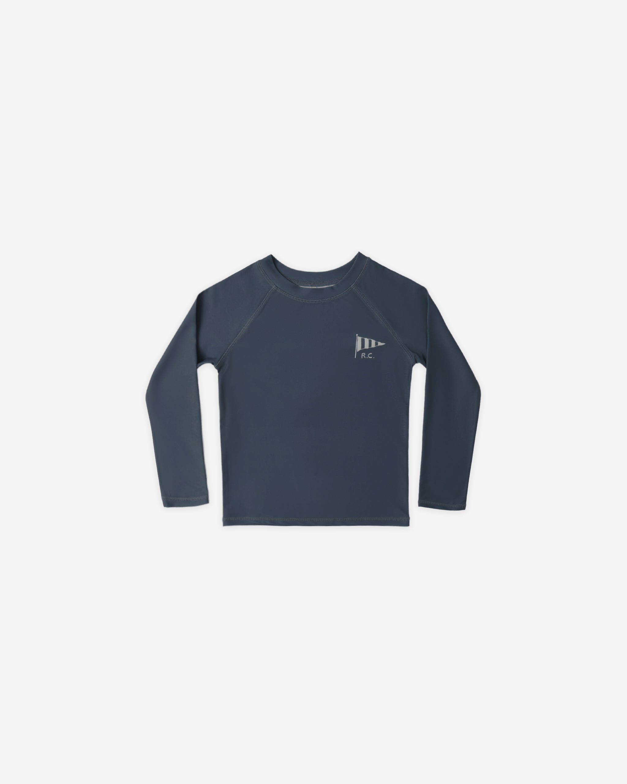 Long Sleeve Rashguard Navy - Rylee + Cru | Kids Clothes | Trendy Baby Clothes | Modern Infant Outfits |